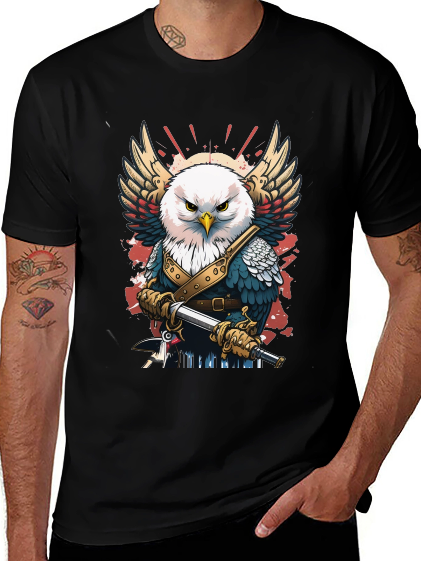 Eagle Warrior Graphic Tee