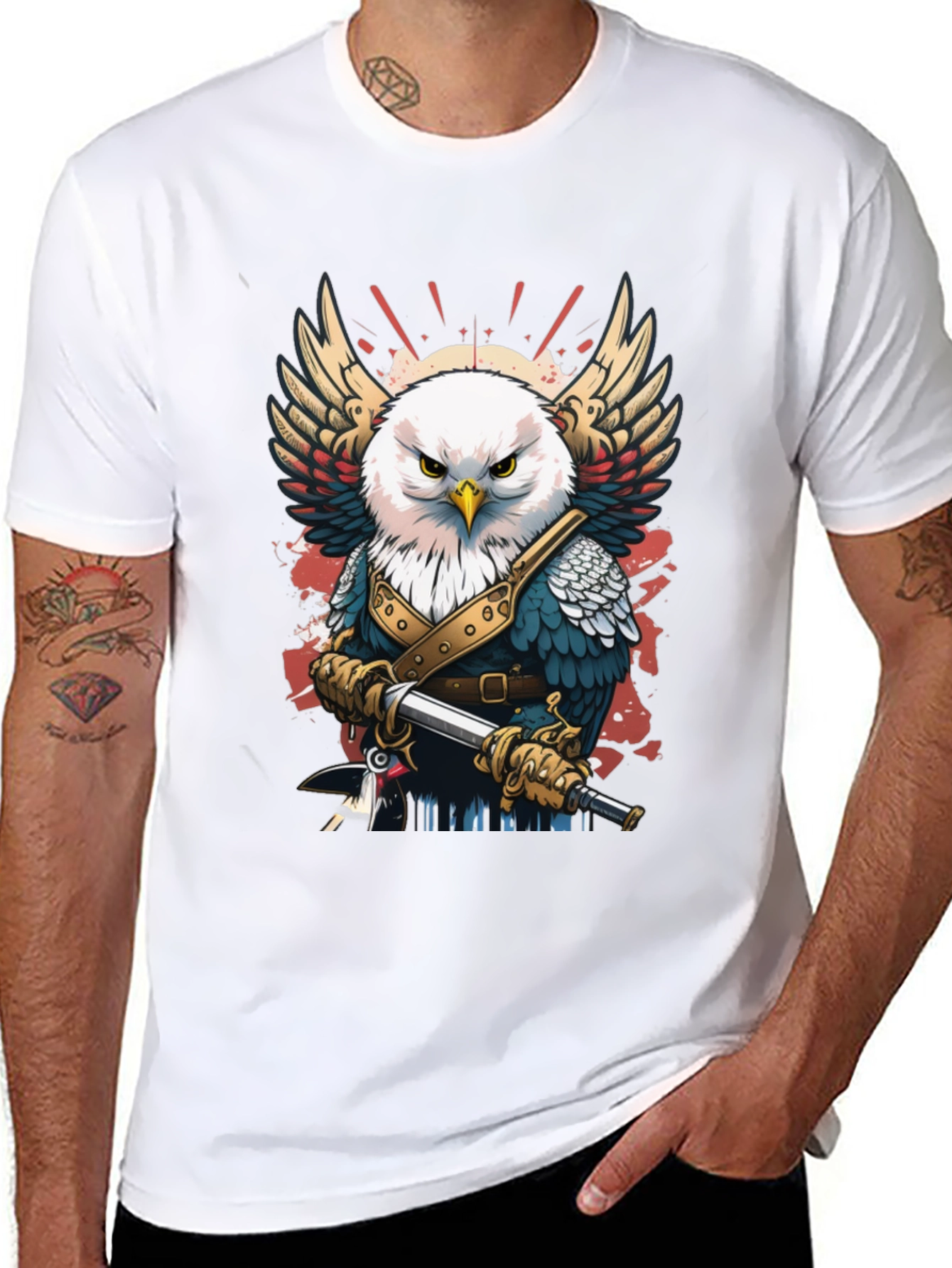 Eagle Warrior Graphic Tee