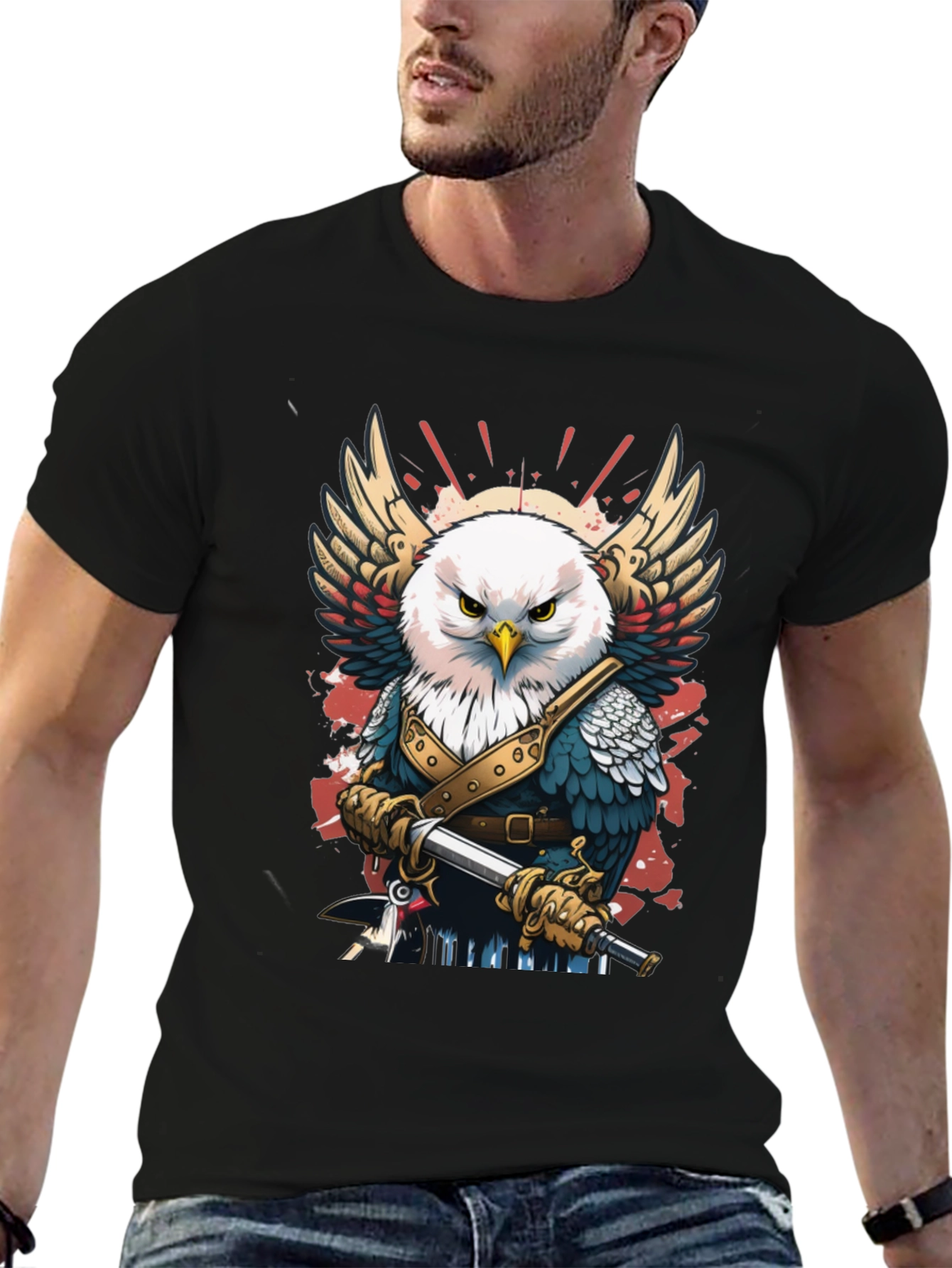 Eagle Warrior Graphic Tee