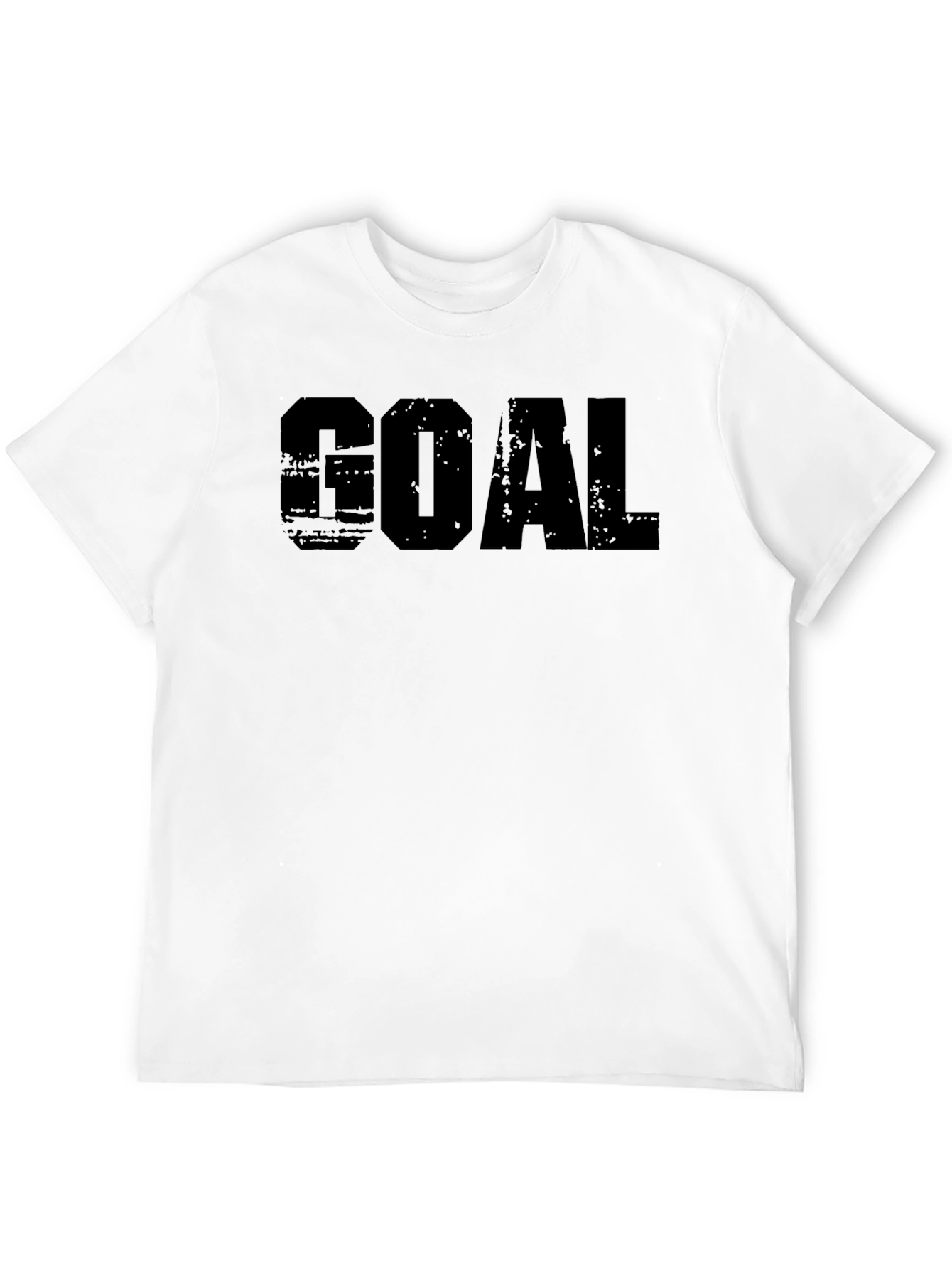 Mens GOAL Black Graphic T-Shirt