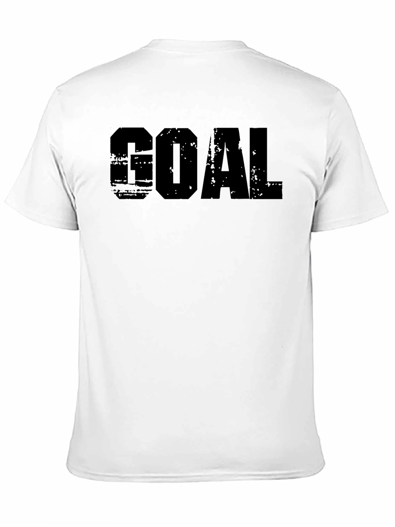 Mens GOAL Black Graphic T-Shirt