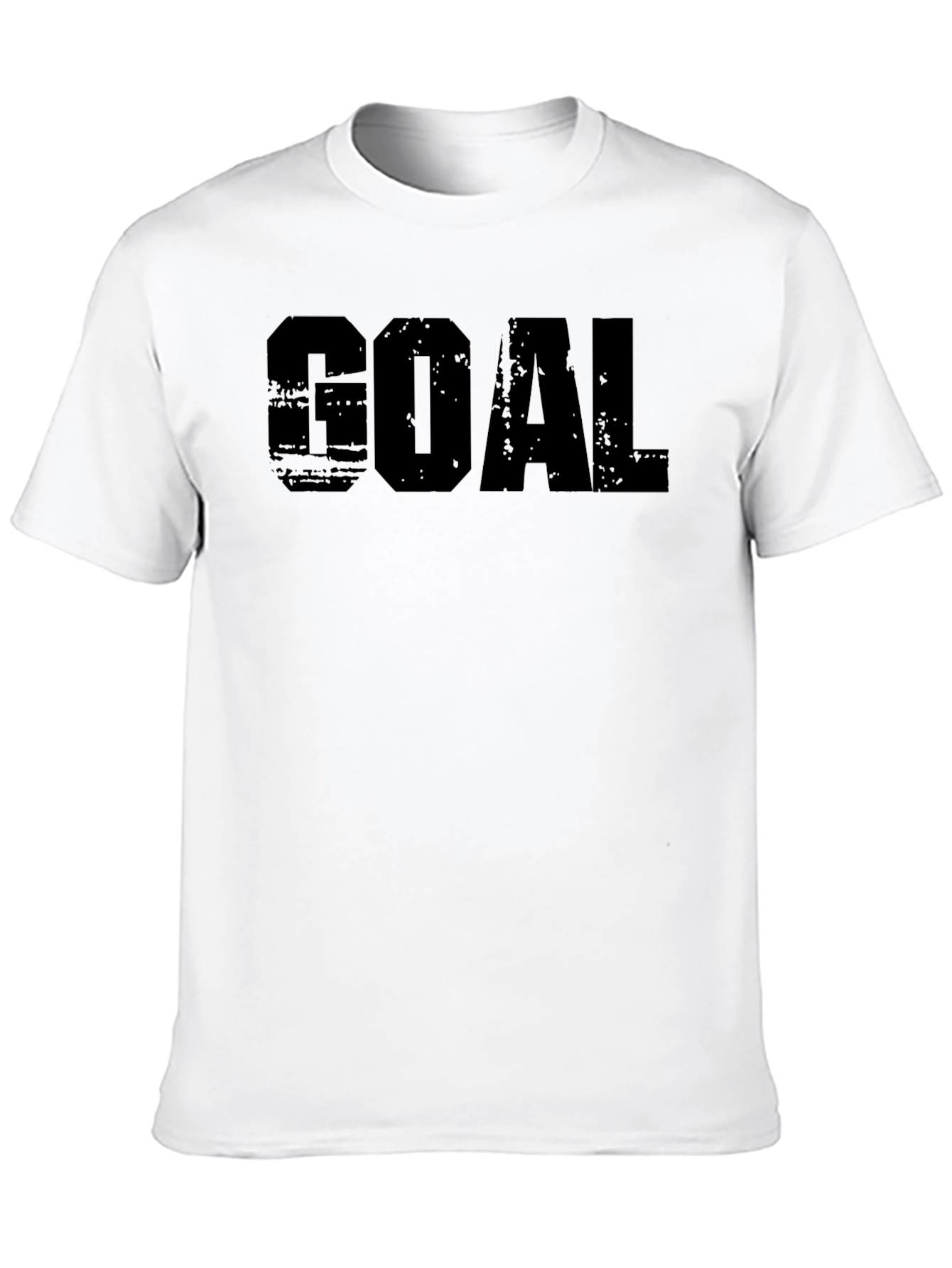 Mens GOAL Black Graphic T-Shirt