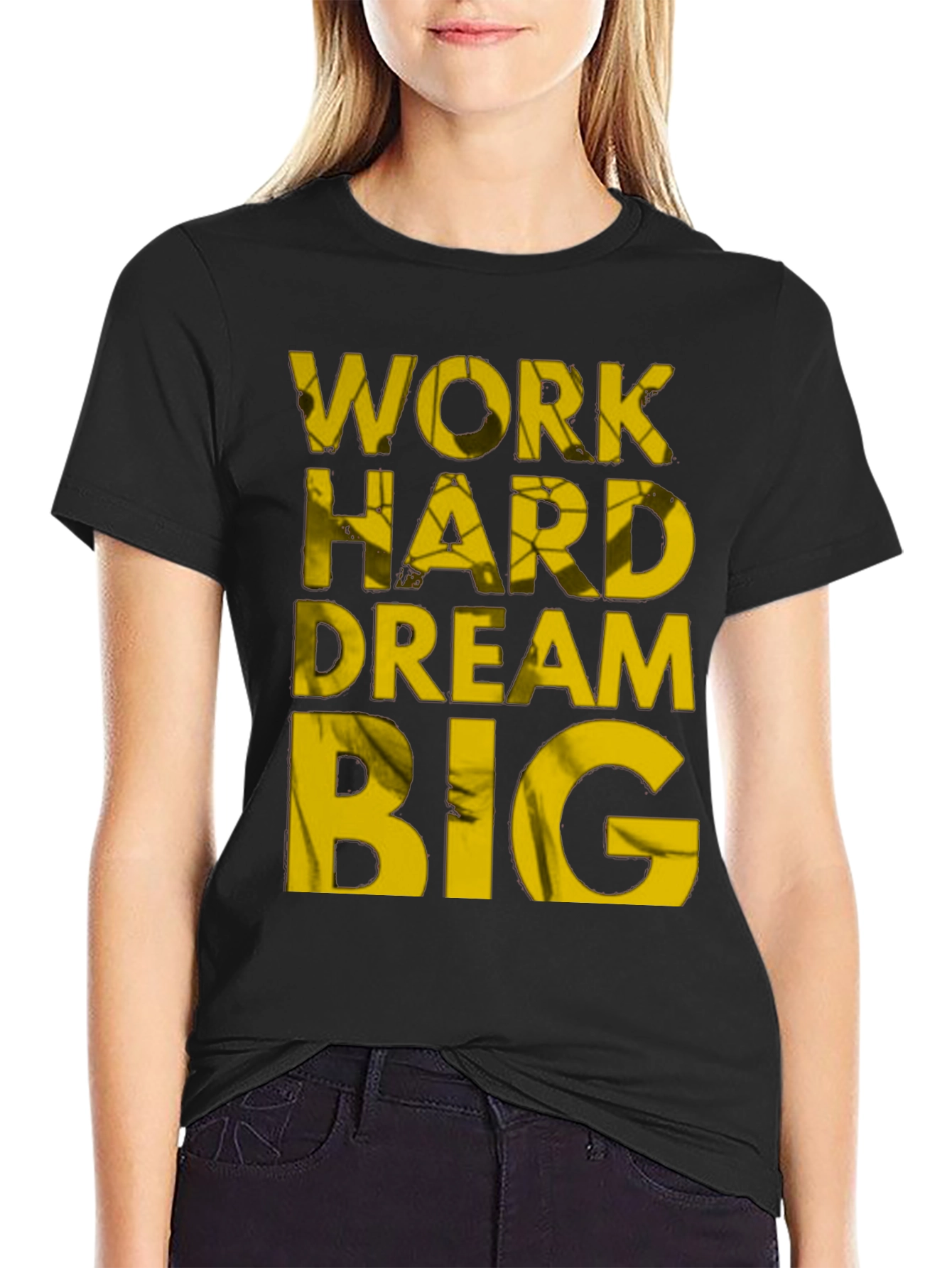 Motivational Work Hard Dream Big T-Shirt