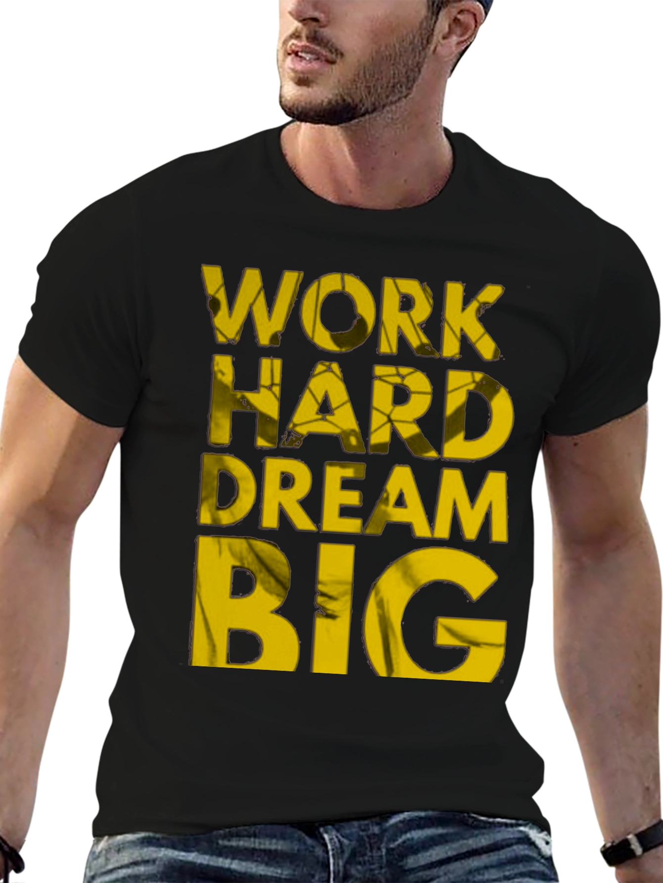 Motivational Work Hard Dream Big T-Shirt