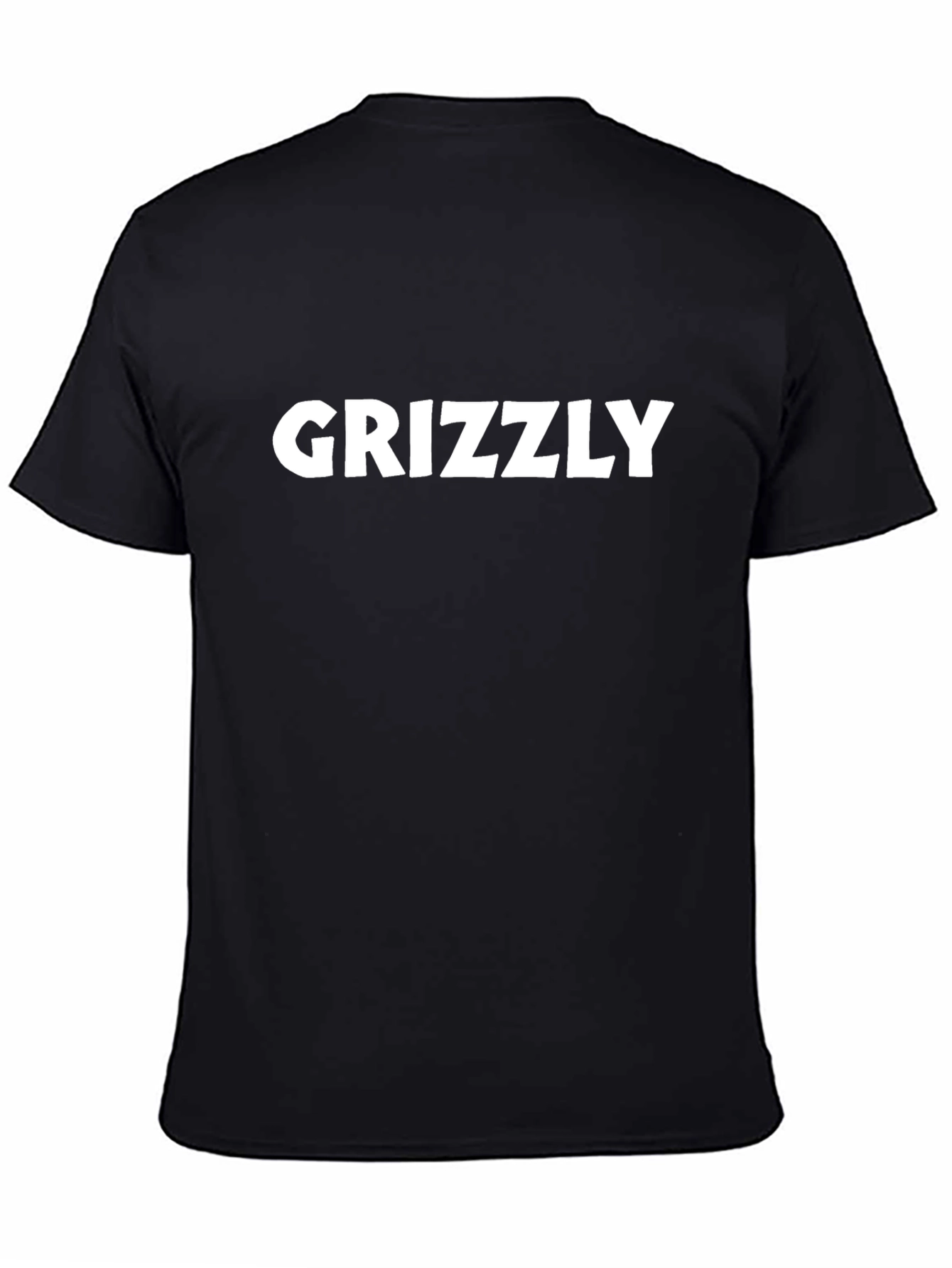 Grizzly Black T-Shirt - Bold & Stylish Mens Tee