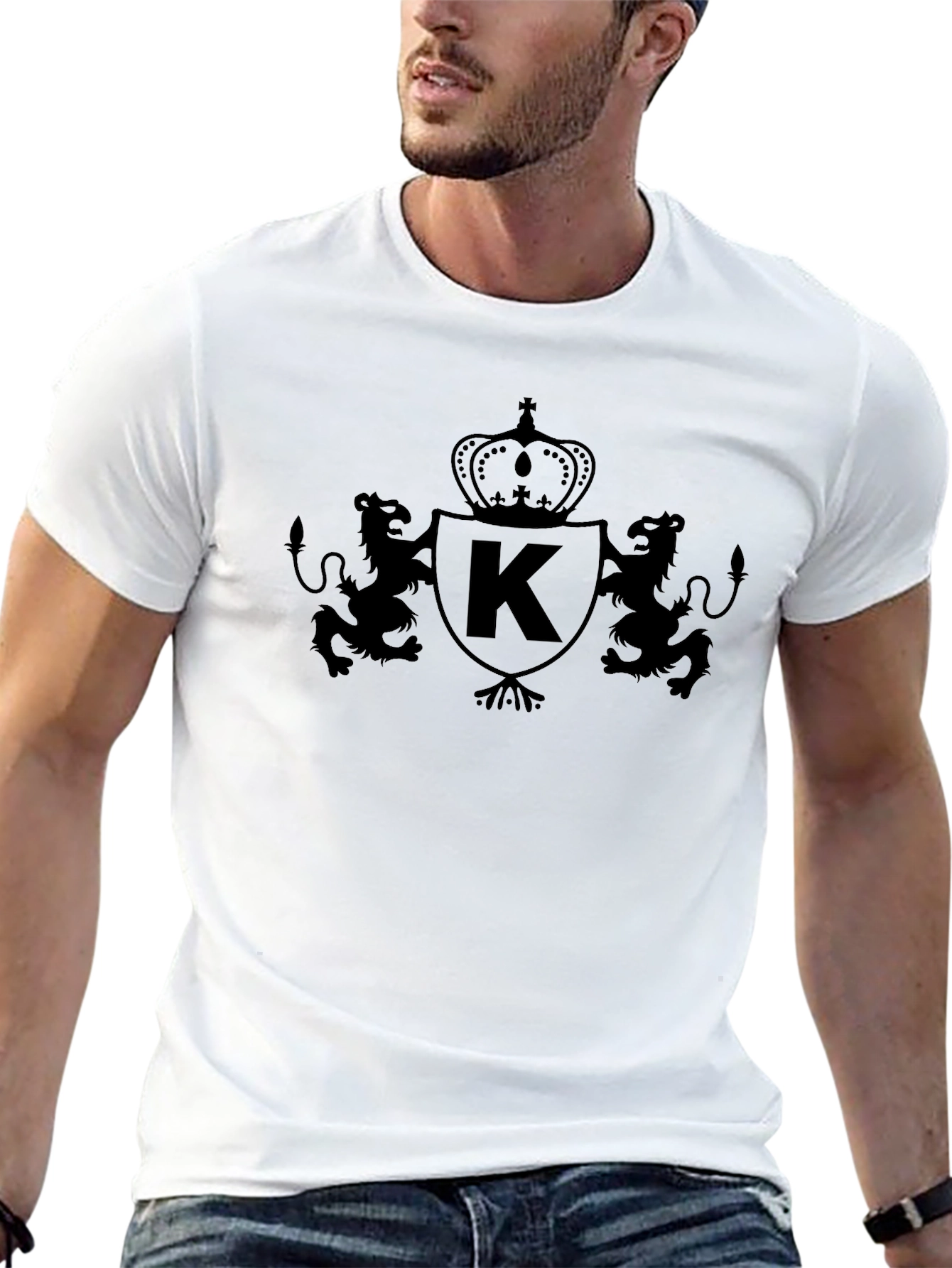 Black K Crest T-Shirt
