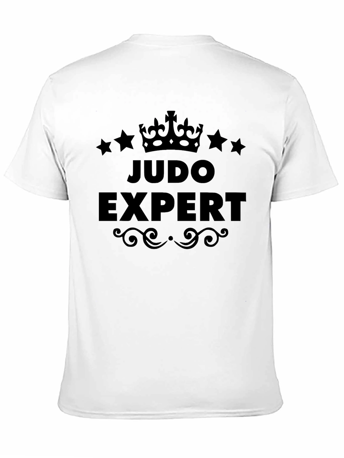 Judo Expert Black Graphic T-Shirt
