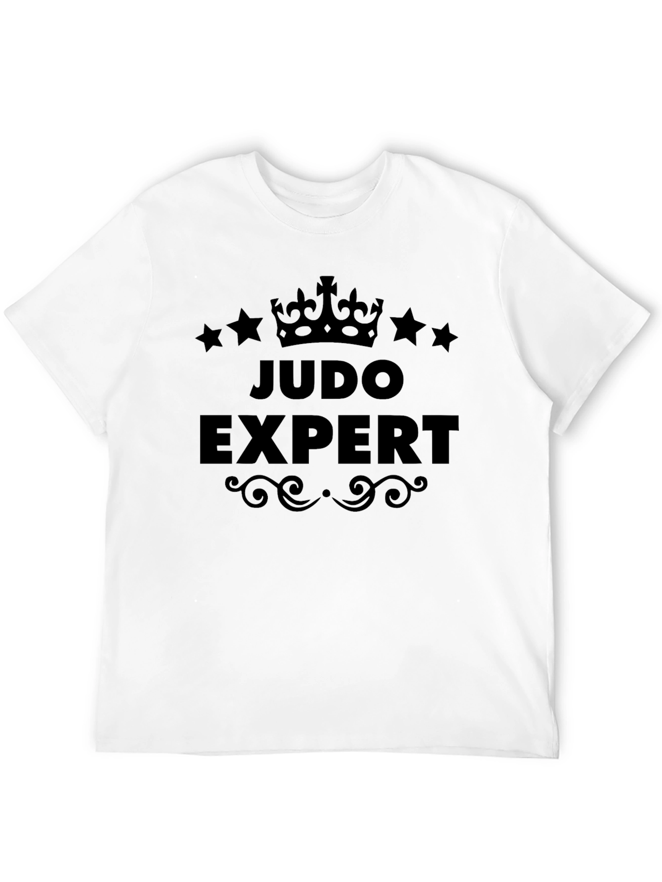 Judo Expert Black Graphic T-Shirt