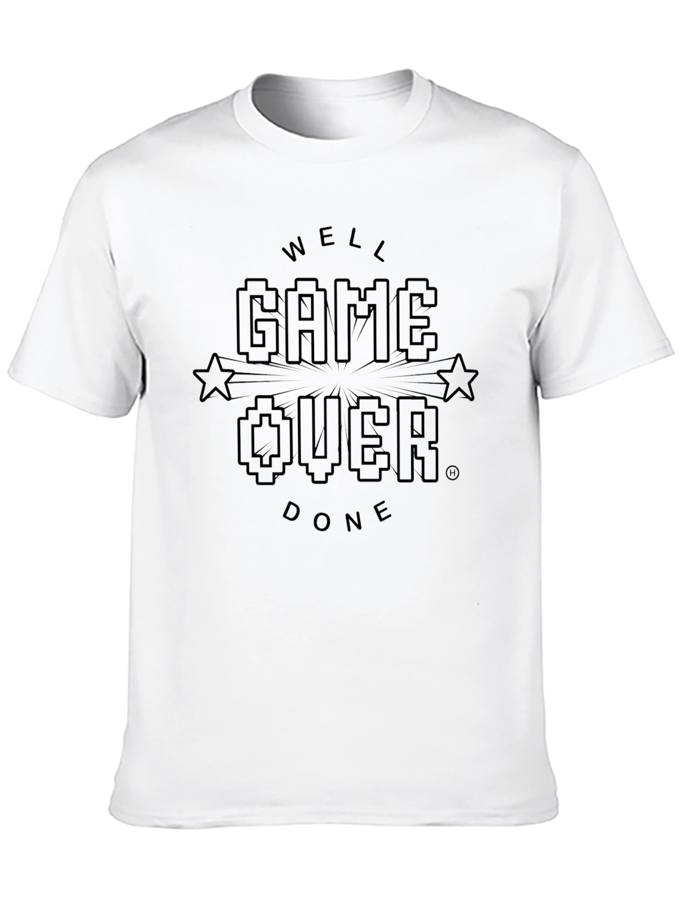 Game Over Well Done Black Graphic Tee
