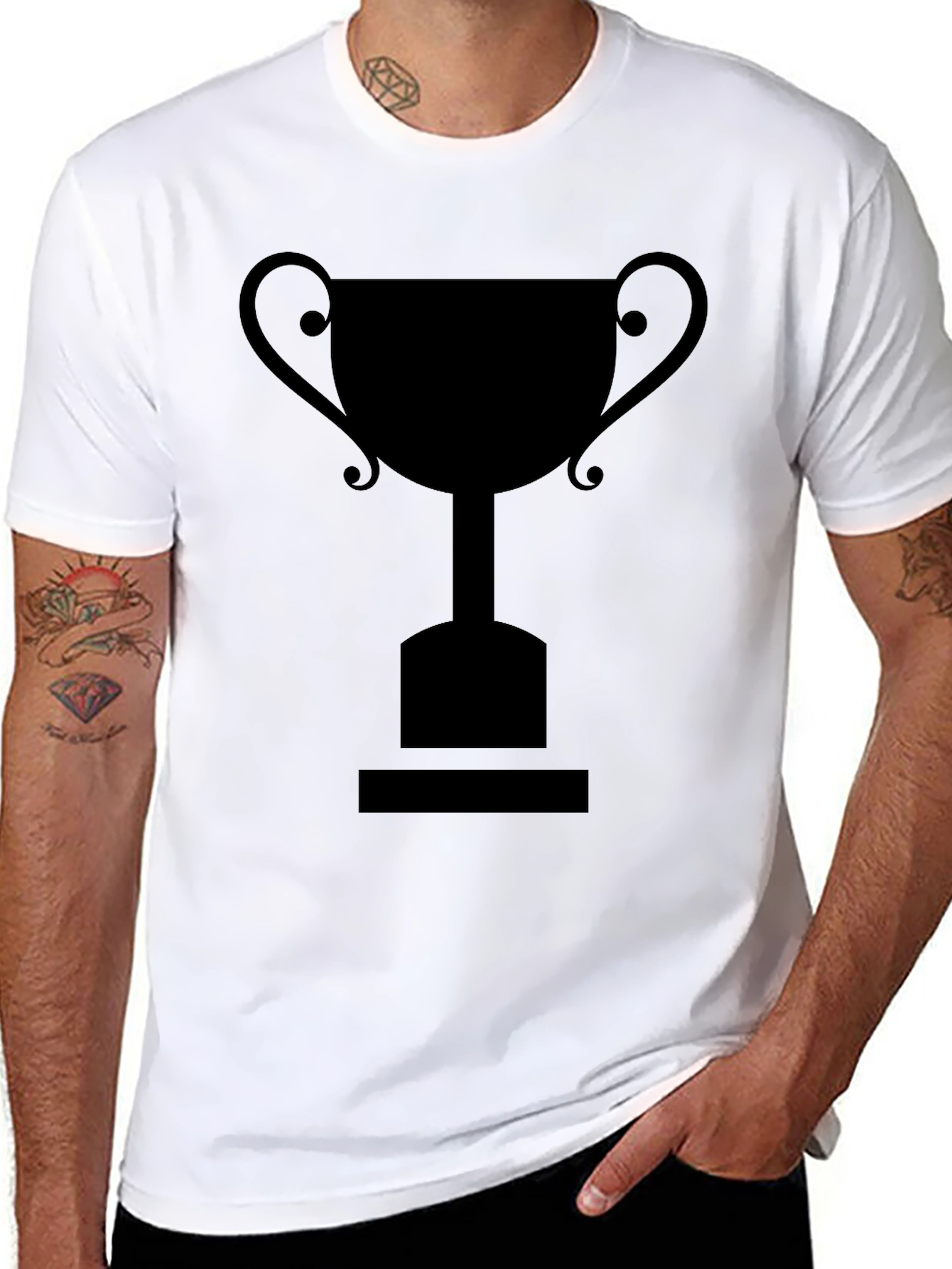 Trophy Graphic Tee - Mens Black T-Shirt
