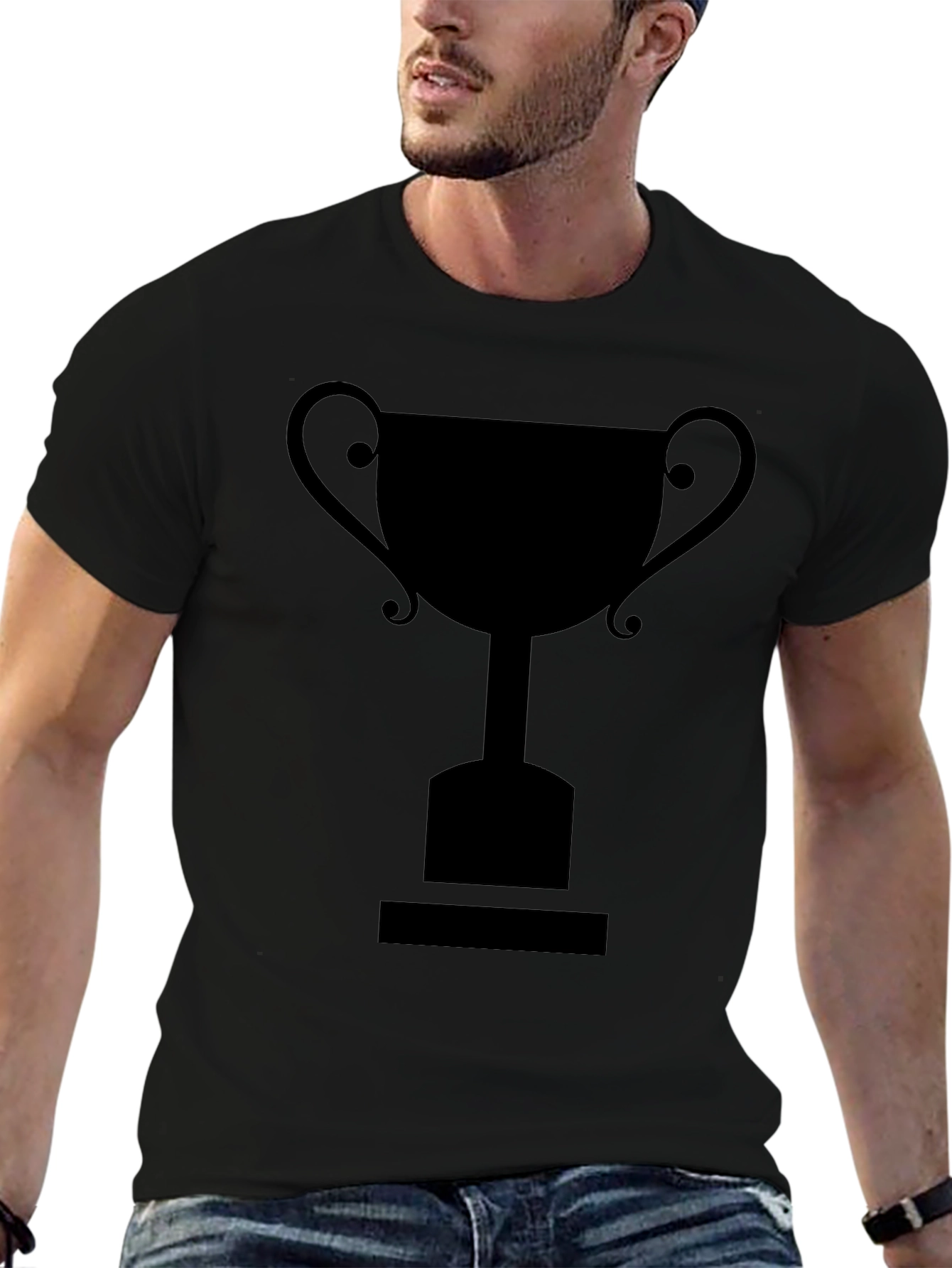 Trophy Graphic Tee - Mens Black T-Shirt