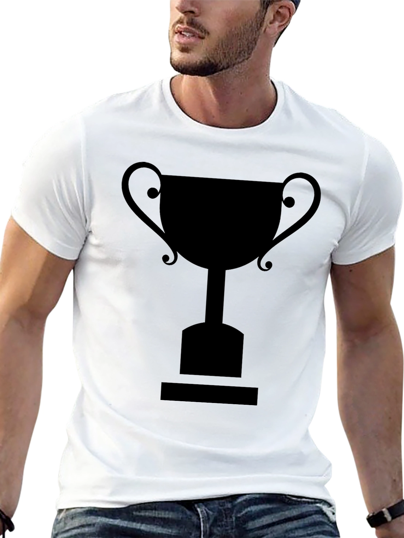 Trophy Graphic Tee - Mens Black T-Shirt
