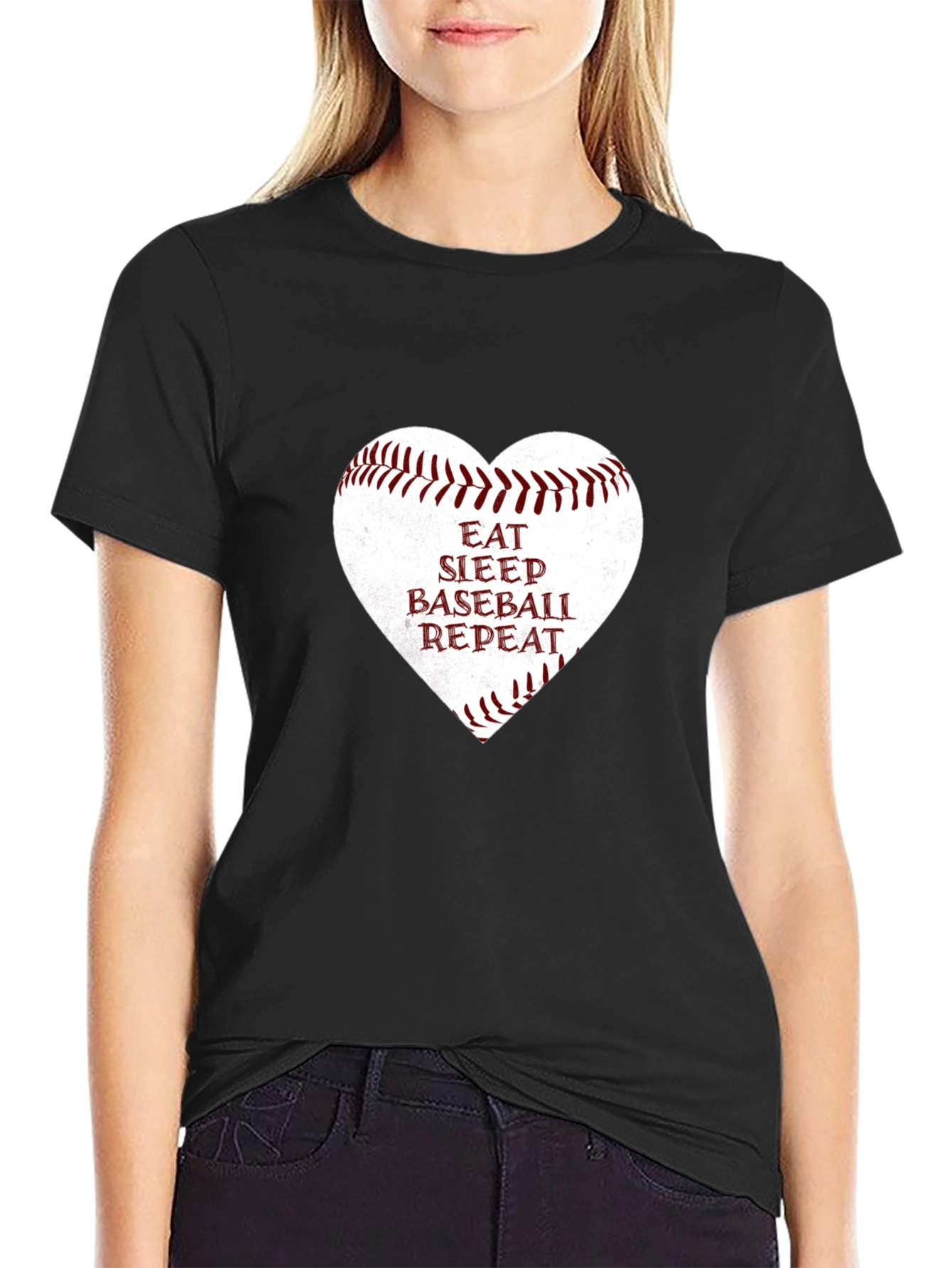Eat Sleep Baseball Repeat T-Shirt