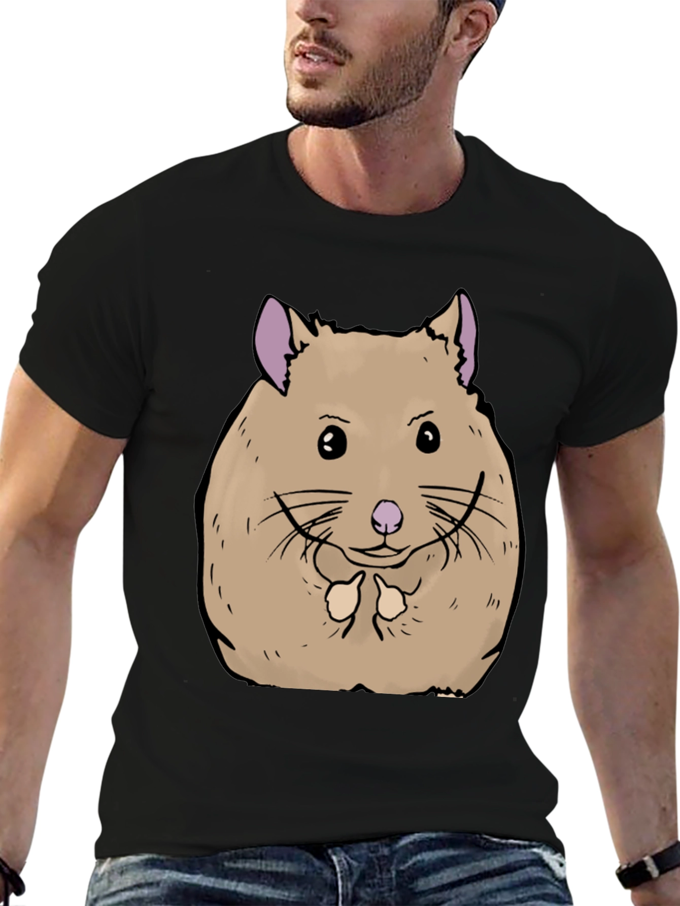 Hamster Graphic Tee - Soft Cotton Comfort