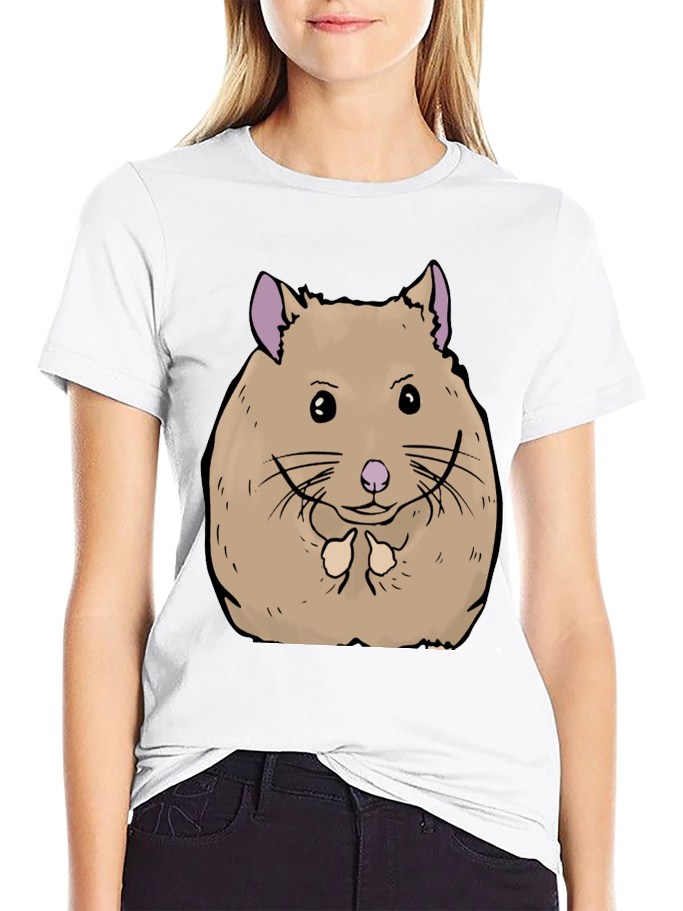 Hamster Graphic Tee - Soft Cotton Comfort