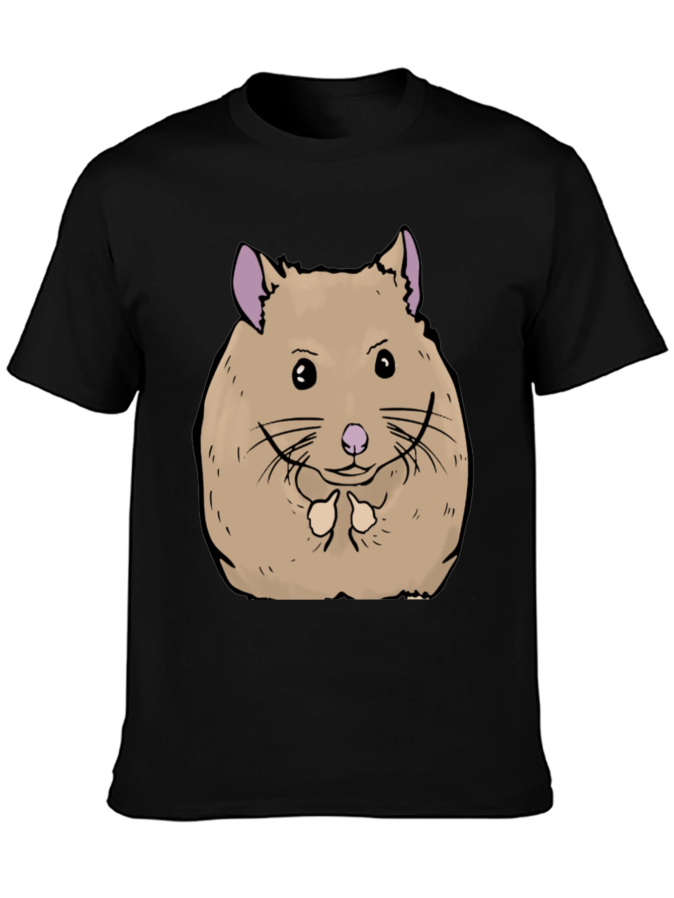 Hamster Graphic Tee - Soft Cotton Comfort