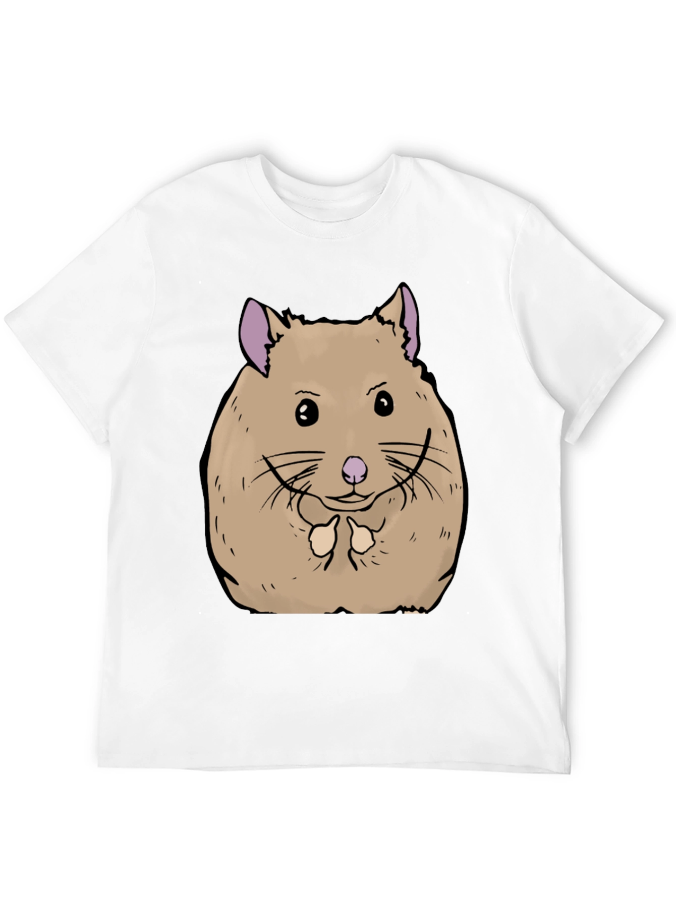 Hamster Graphic Tee - Soft Cotton Comfort