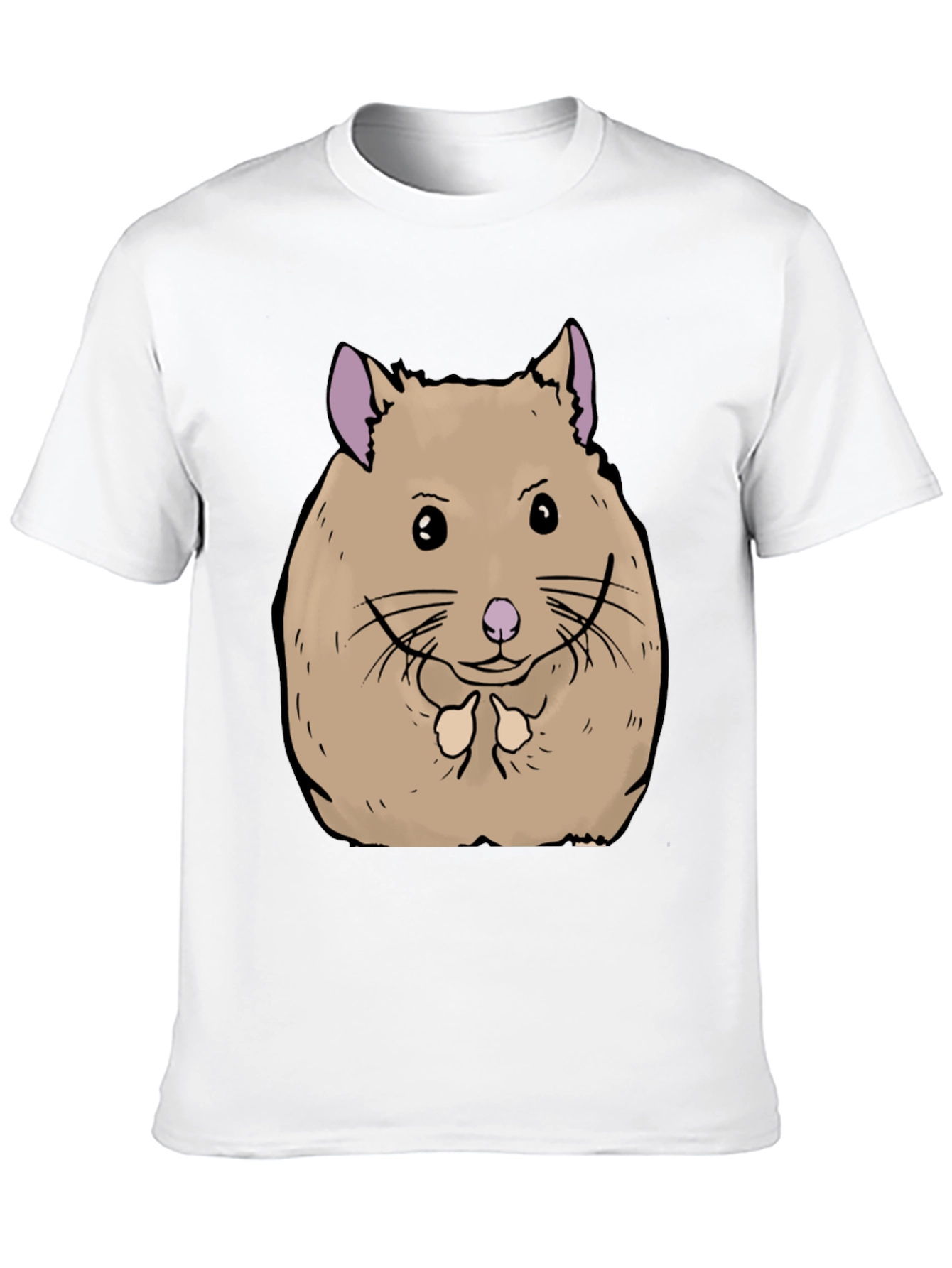 Hamster Graphic Tee - Soft Cotton Comfort