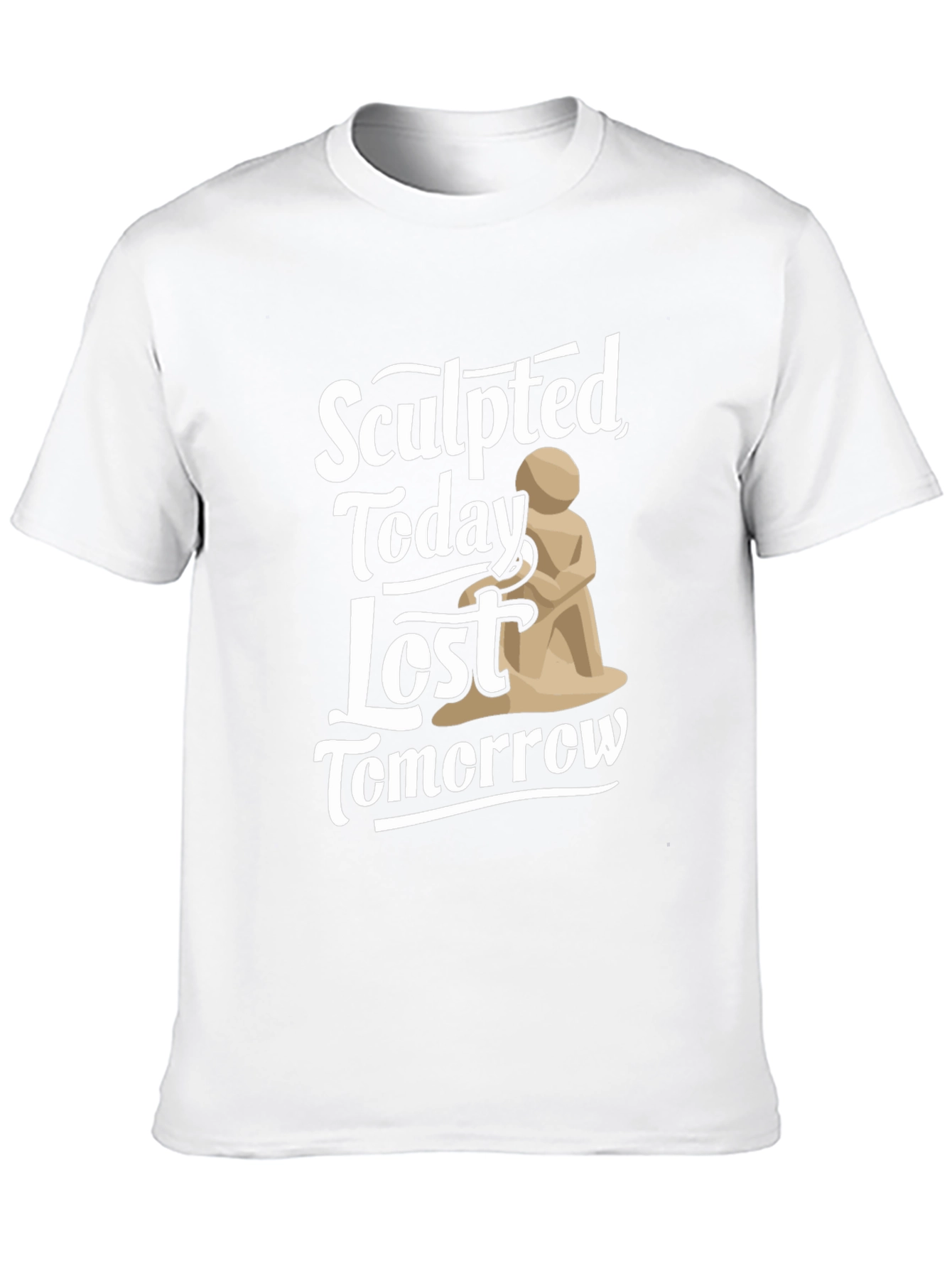 Sculpted Today Lost Tomorrow Black T-Shirt