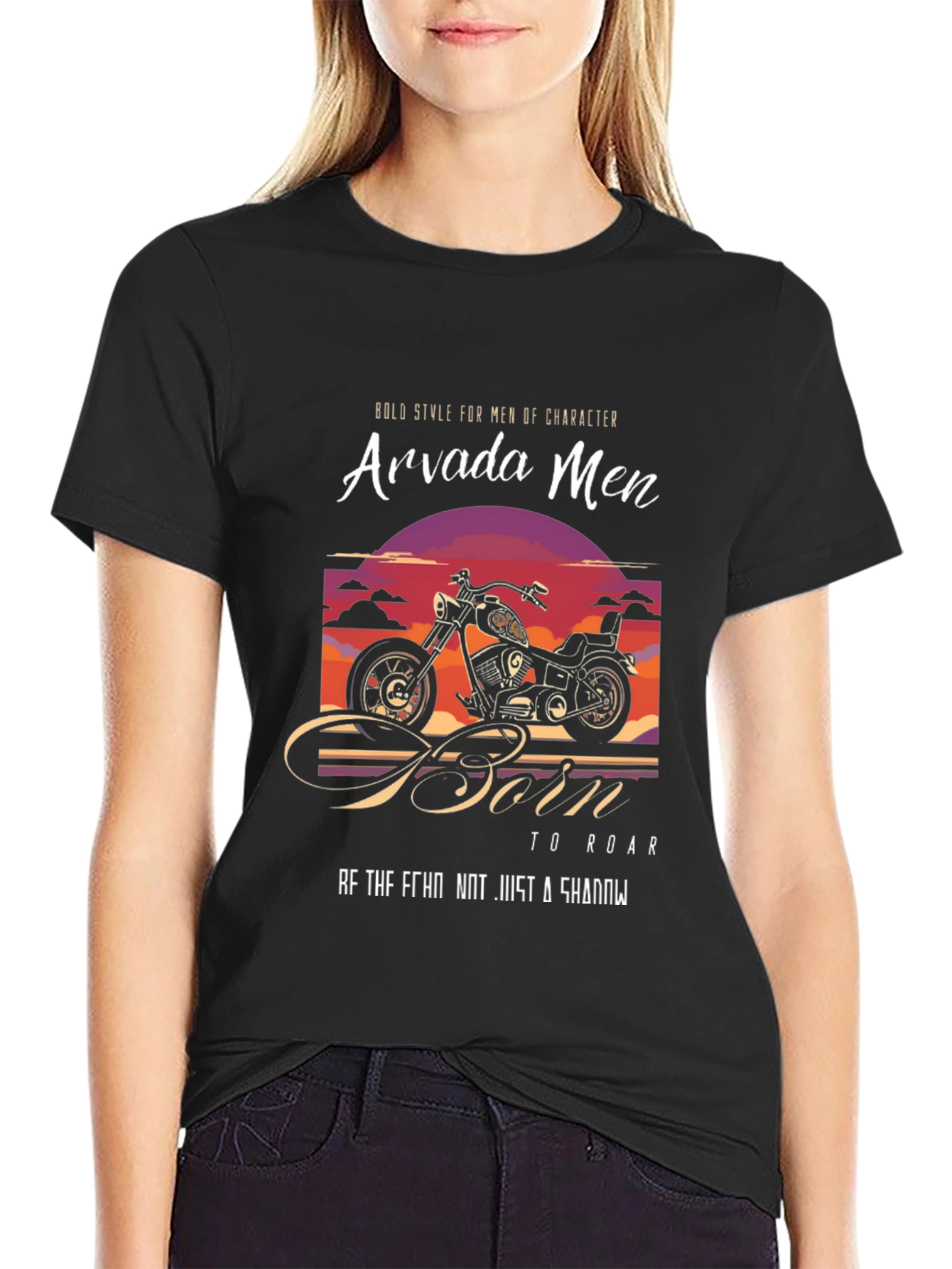 Arvada Mens Motorcycle Graphic T-Shirt