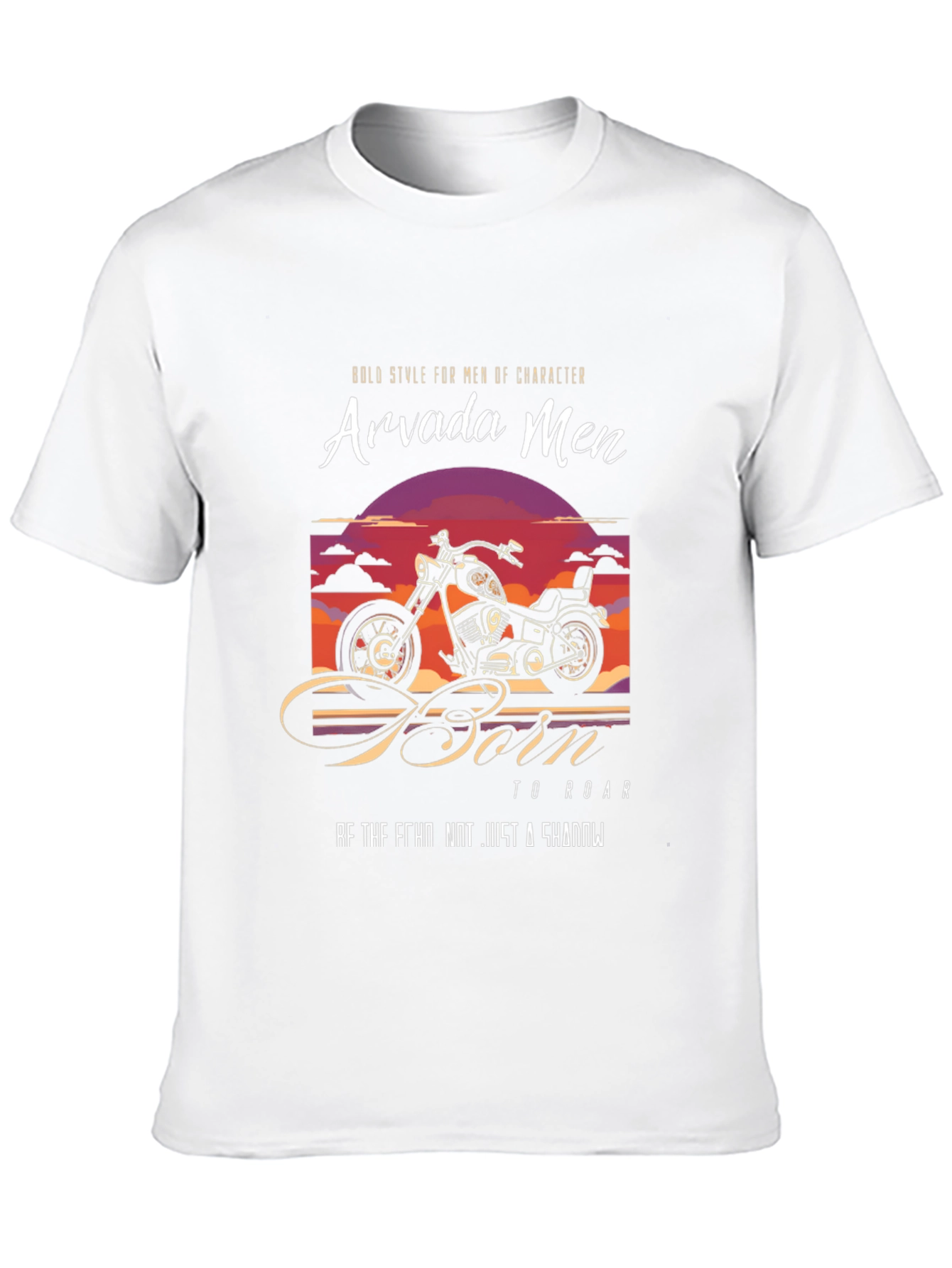 Arvada Mens Motorcycle Graphic T-Shirt