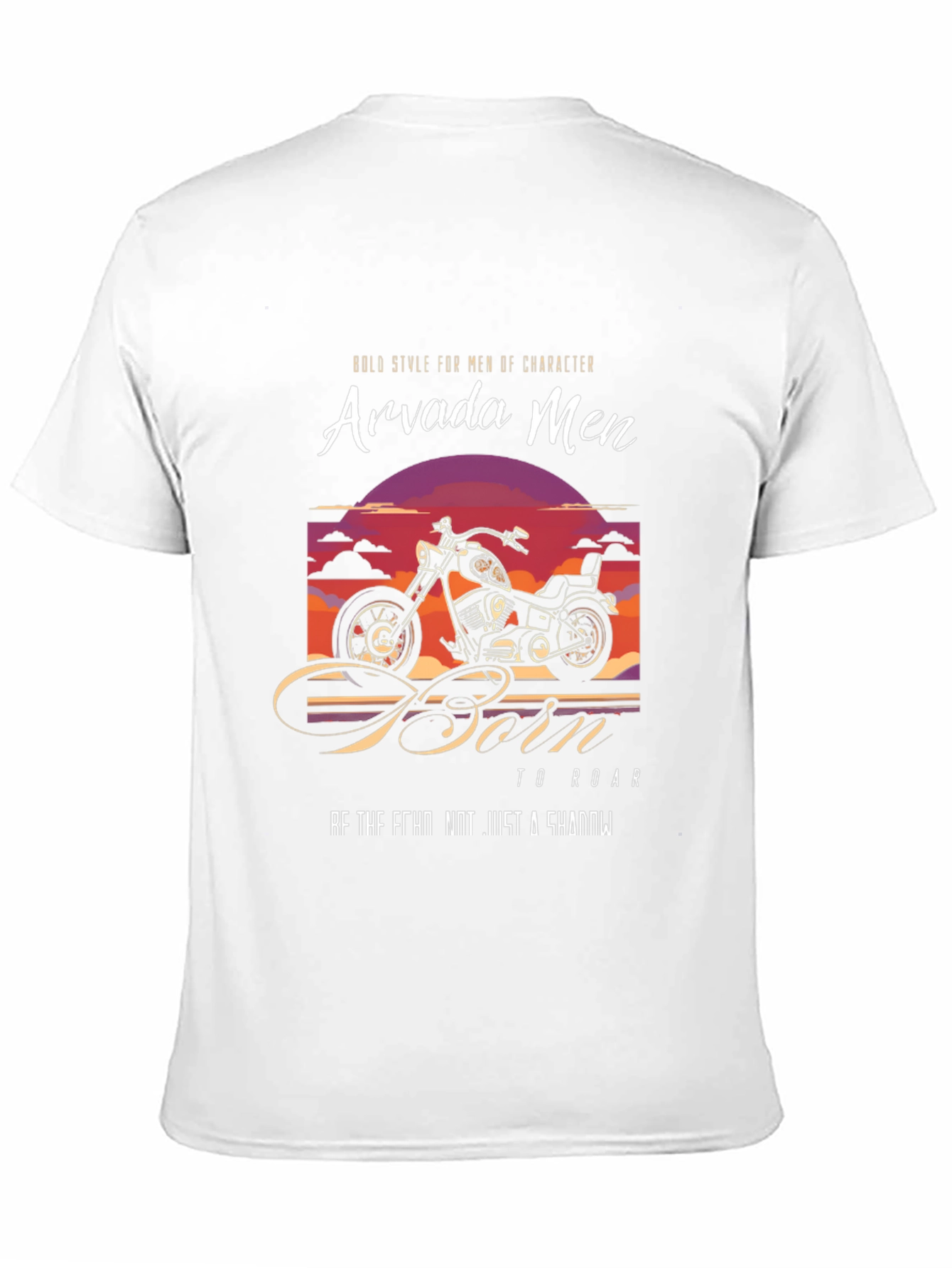 Arvada Mens Motorcycle Graphic T-Shirt