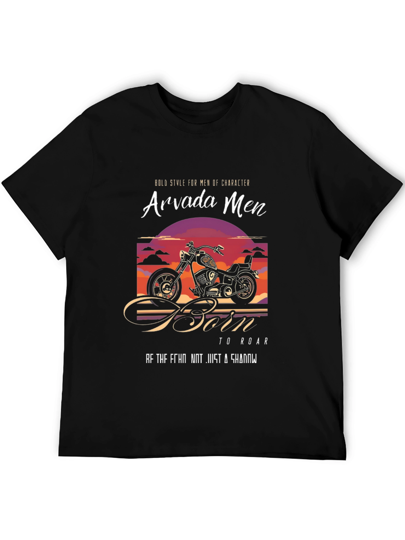 Arvada Mens Motorcycle Graphic T-Shirt