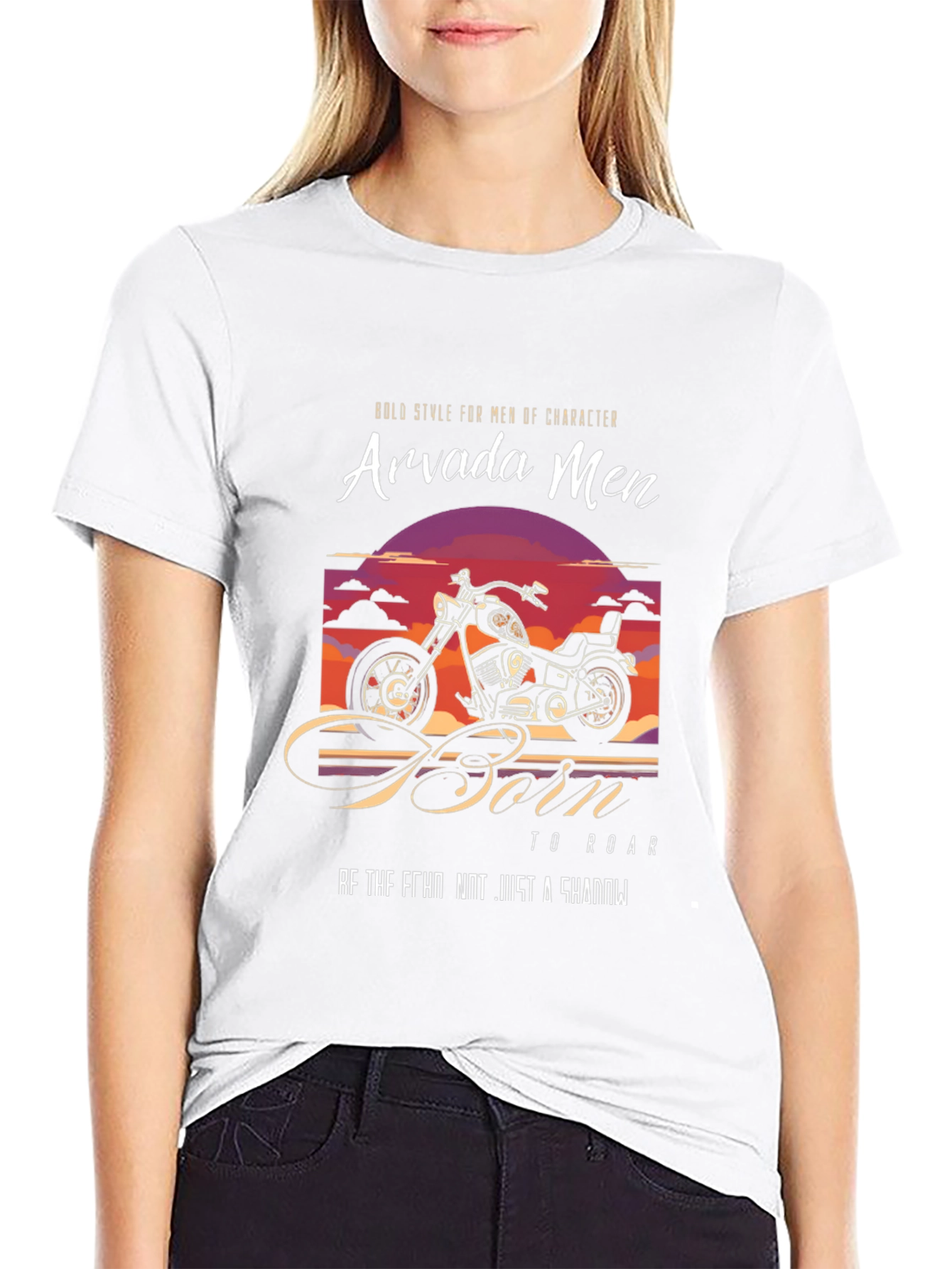 Arvada Mens Motorcycle Graphic T-Shirt
