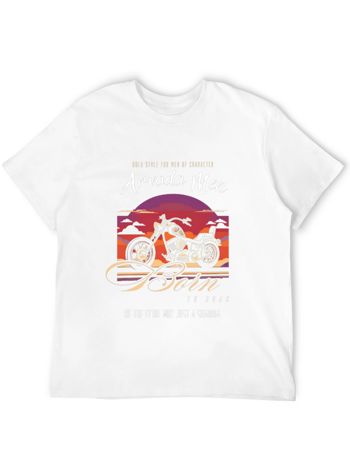 Arvada Mens Motorcycle Graphic T-Shirt
