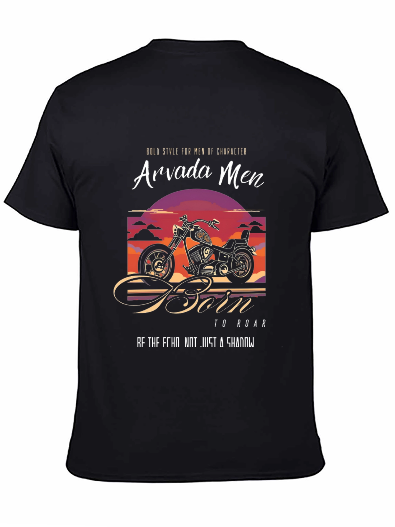 Arvada Mens Motorcycle Graphic T-Shirt
