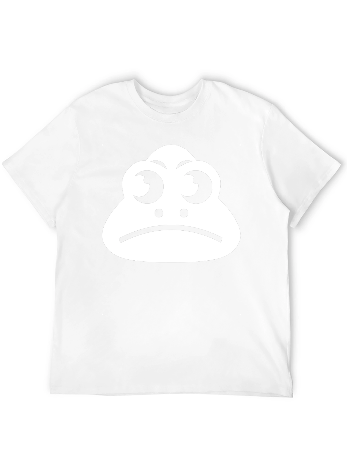 Sad Frog Graphic Tee - Trendy Black T-Shirt