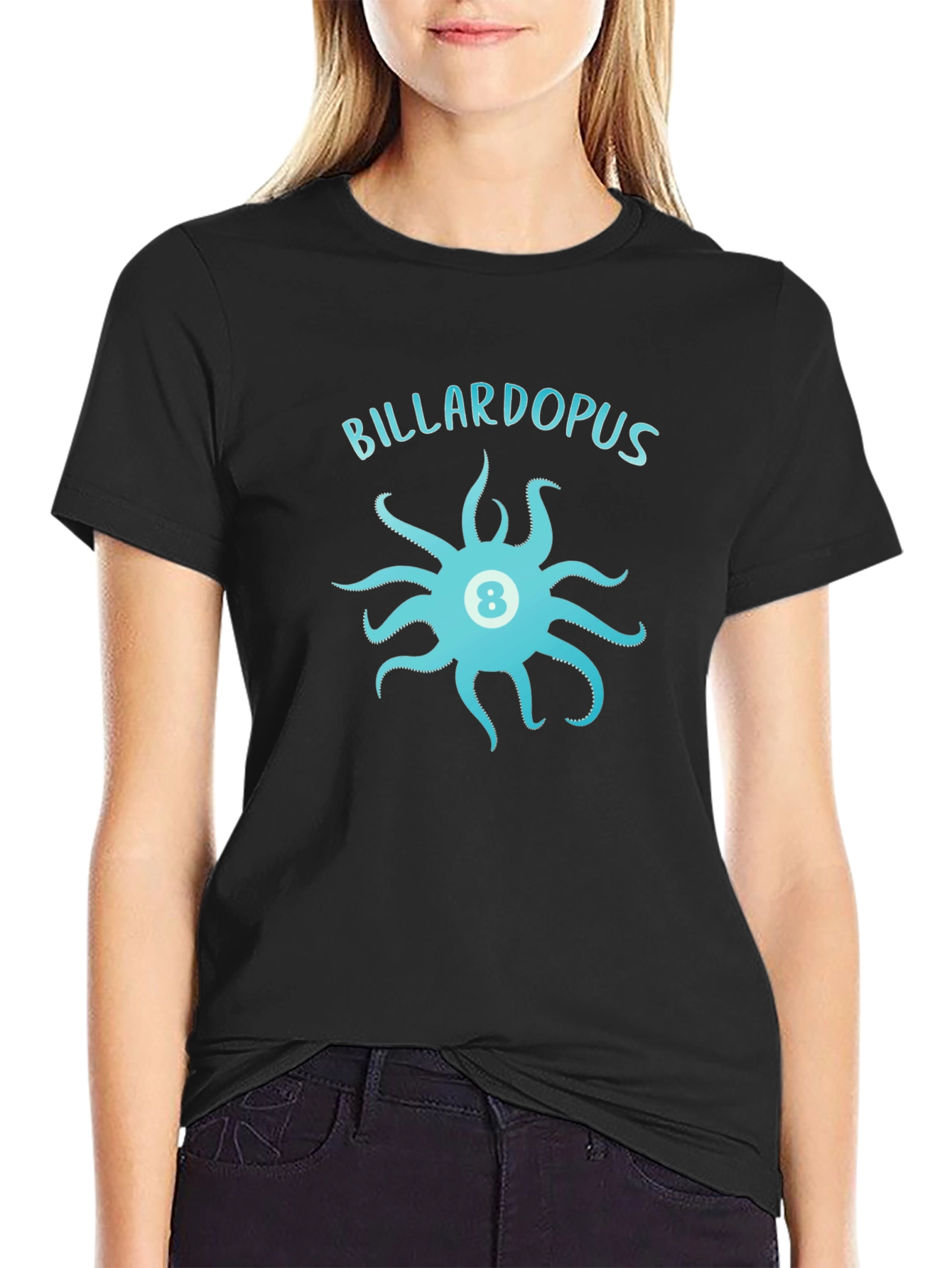 Billardopus T-Shirt - Octopus Billiard Ball Design