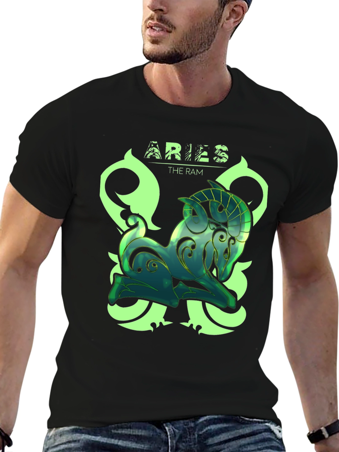 Aries The Ram Zodiac Graphic T-Shirt