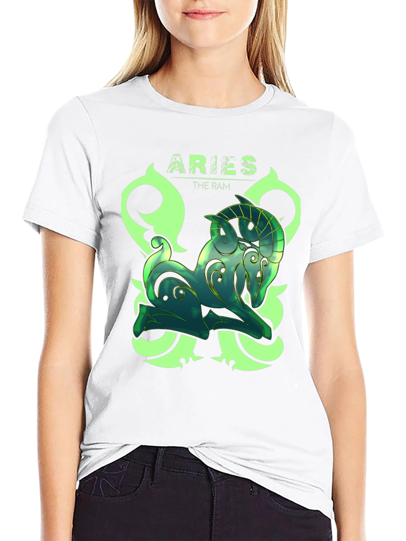 Aries The Ram Zodiac Graphic T-Shirt