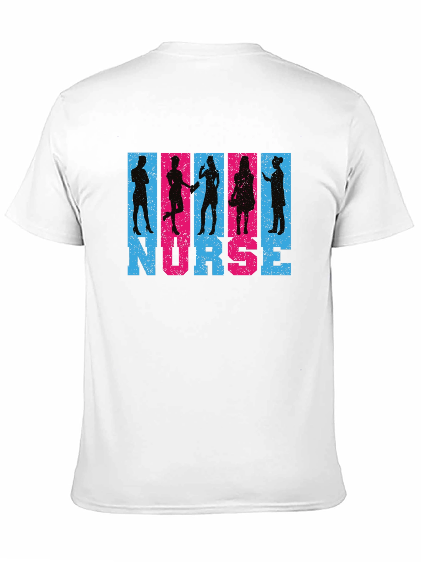 Nurse Silhouette Graphic T-Shirt