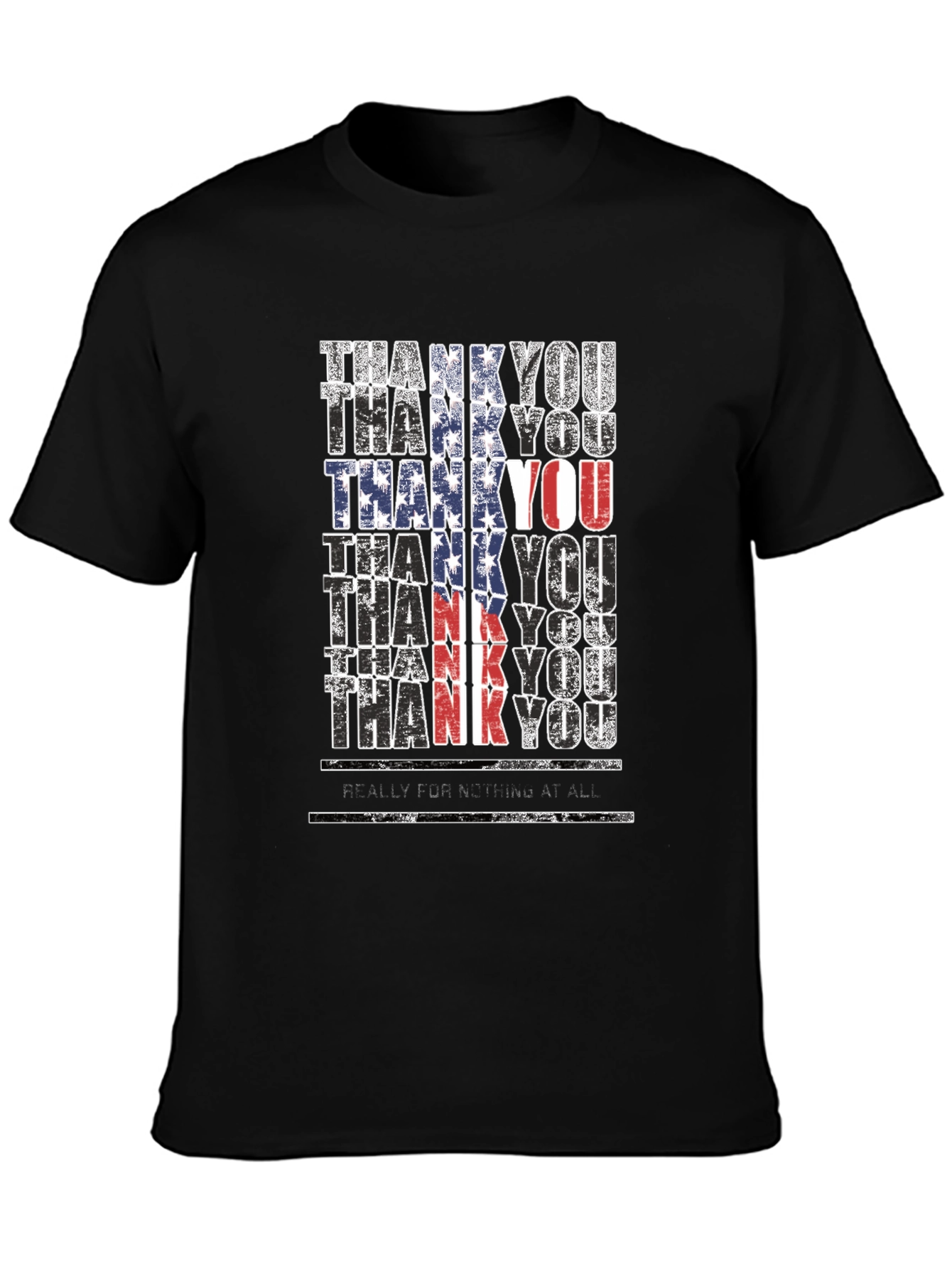 Thank You Patriotic Graphic T-Shirt