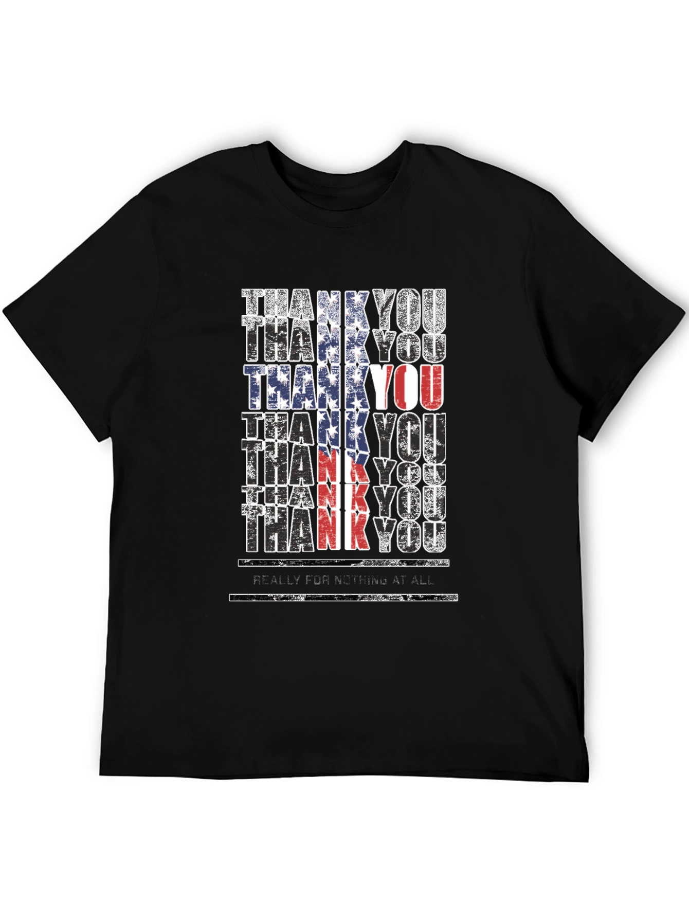 Thank You Patriotic Graphic T-Shirt