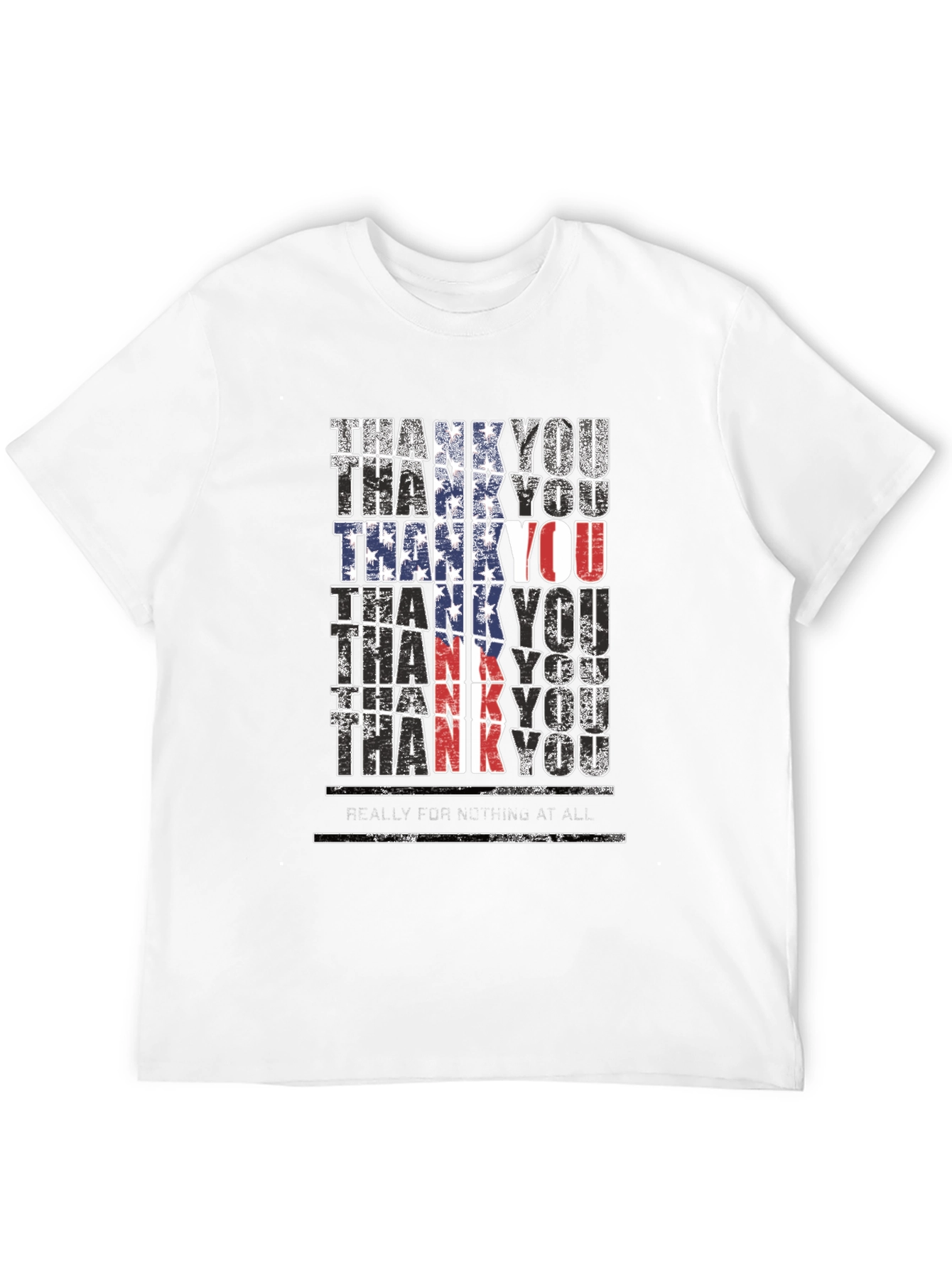 Thank You Patriotic Graphic T-Shirt