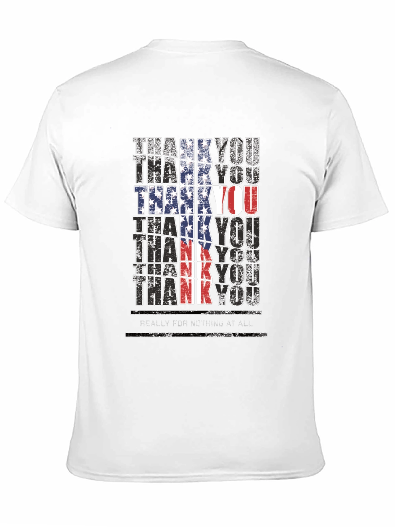 Thank You Patriotic Graphic T-Shirt