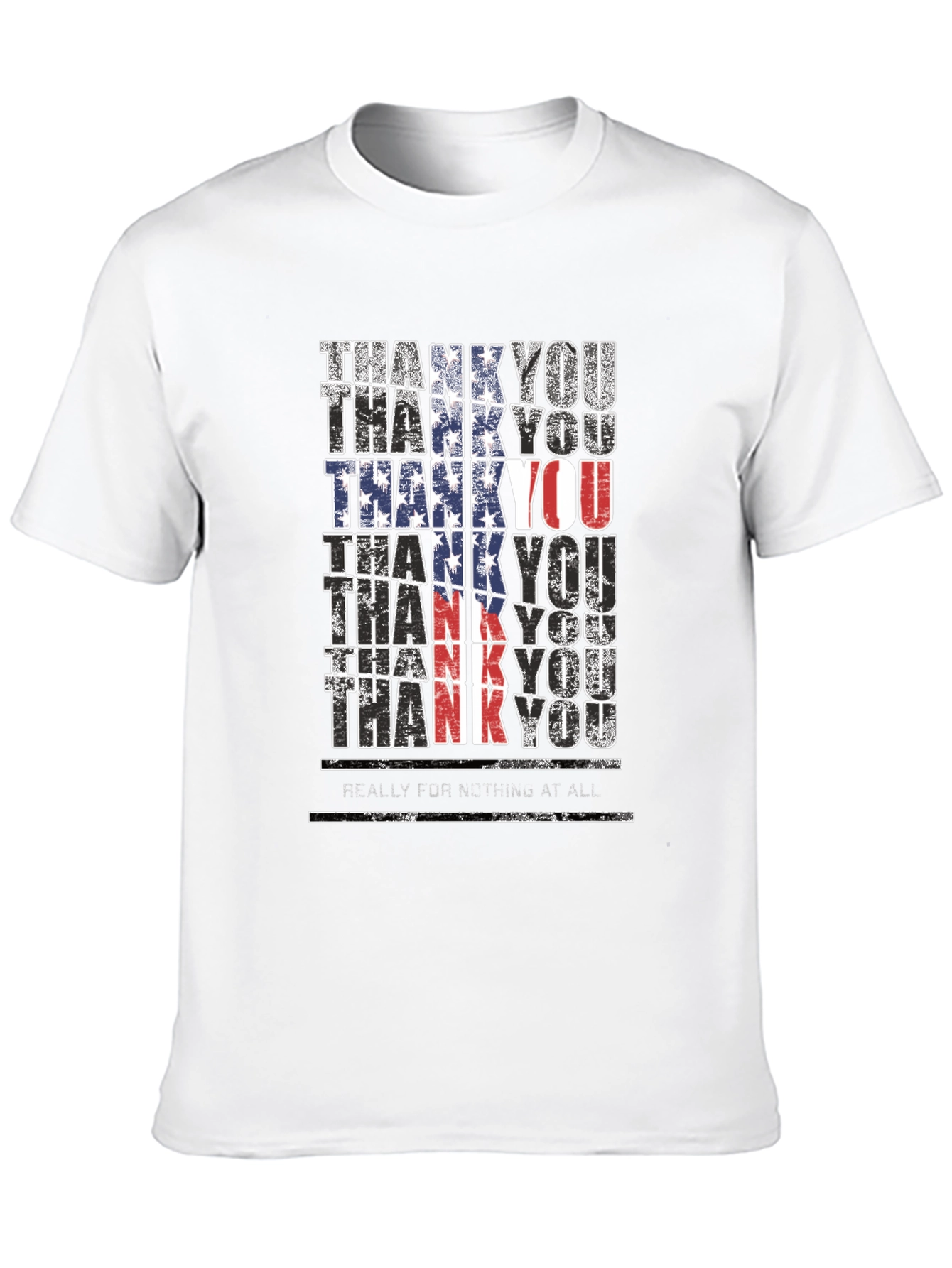 Thank You Patriotic Graphic T-Shirt