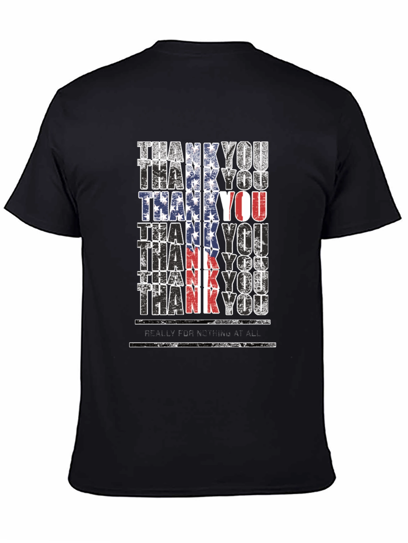 Thank You Patriotic Graphic T-Shirt