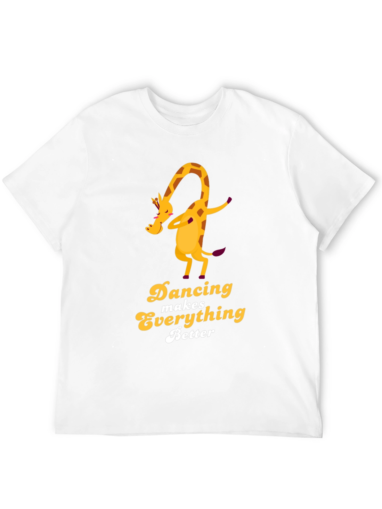 Dancing Giraffe Graphic Tee - Makes Everything Better