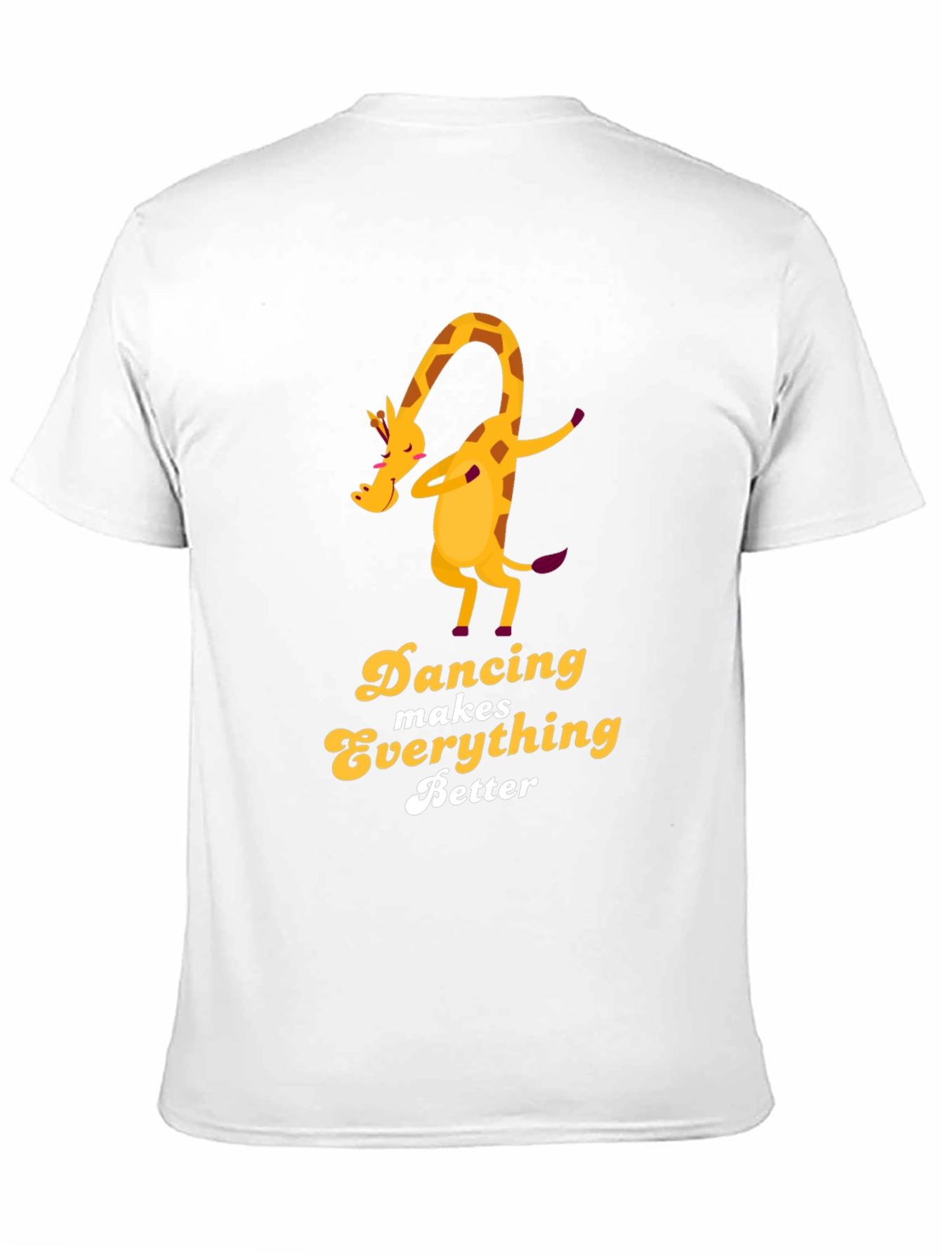 Dancing Giraffe Graphic Tee - Makes Everything Better