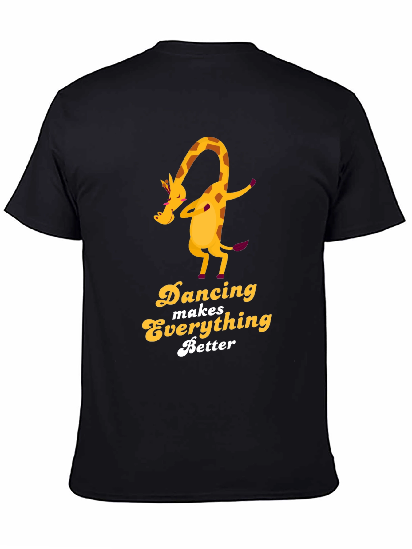 Dancing Giraffe Graphic Tee - Makes Everything Better
