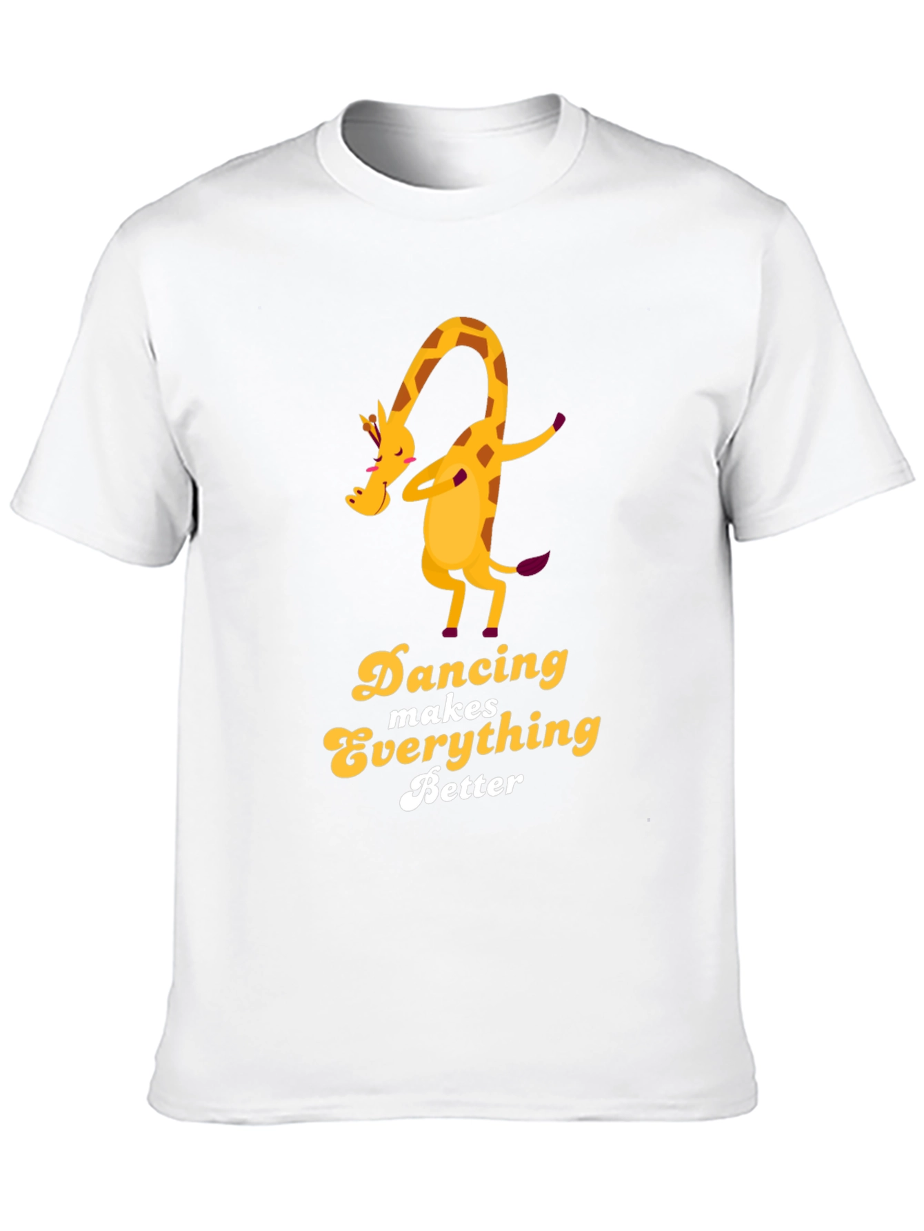 Dancing Giraffe Graphic Tee - Makes Everything Better