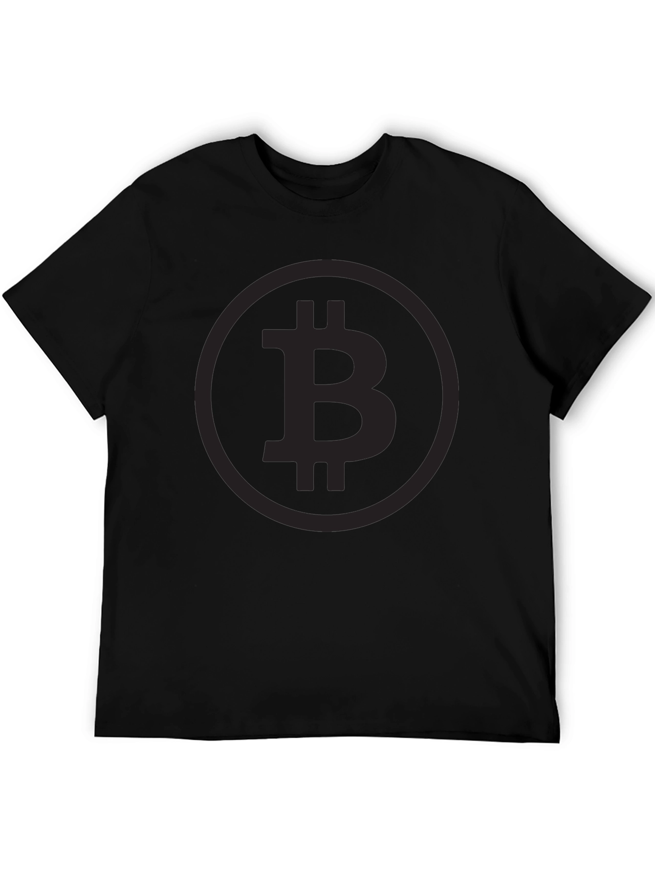 Bitcoin Black Tee - Crypto Fashion