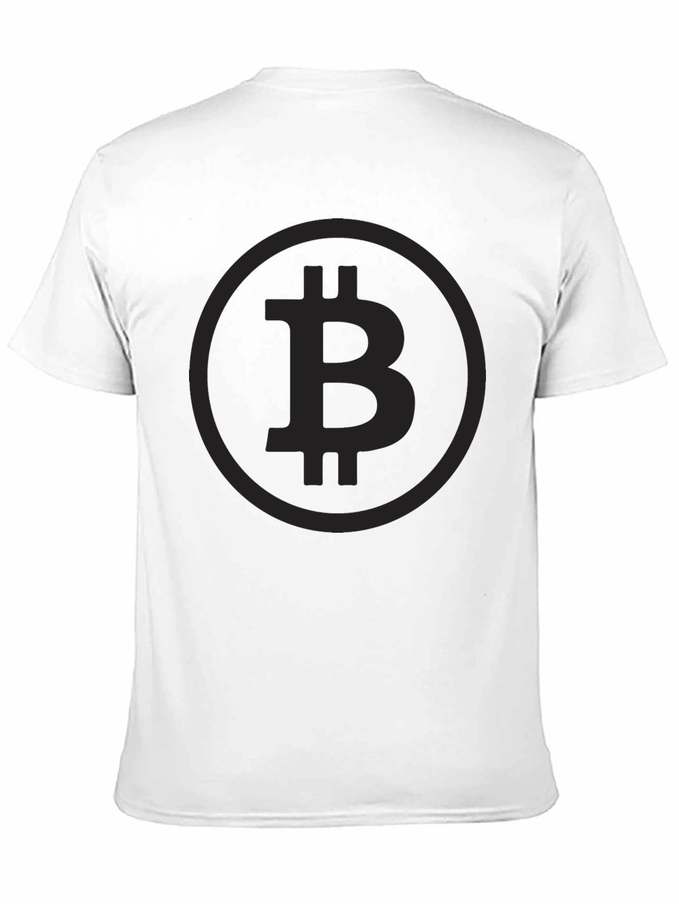 Bitcoin Black Tee - Crypto Fashion