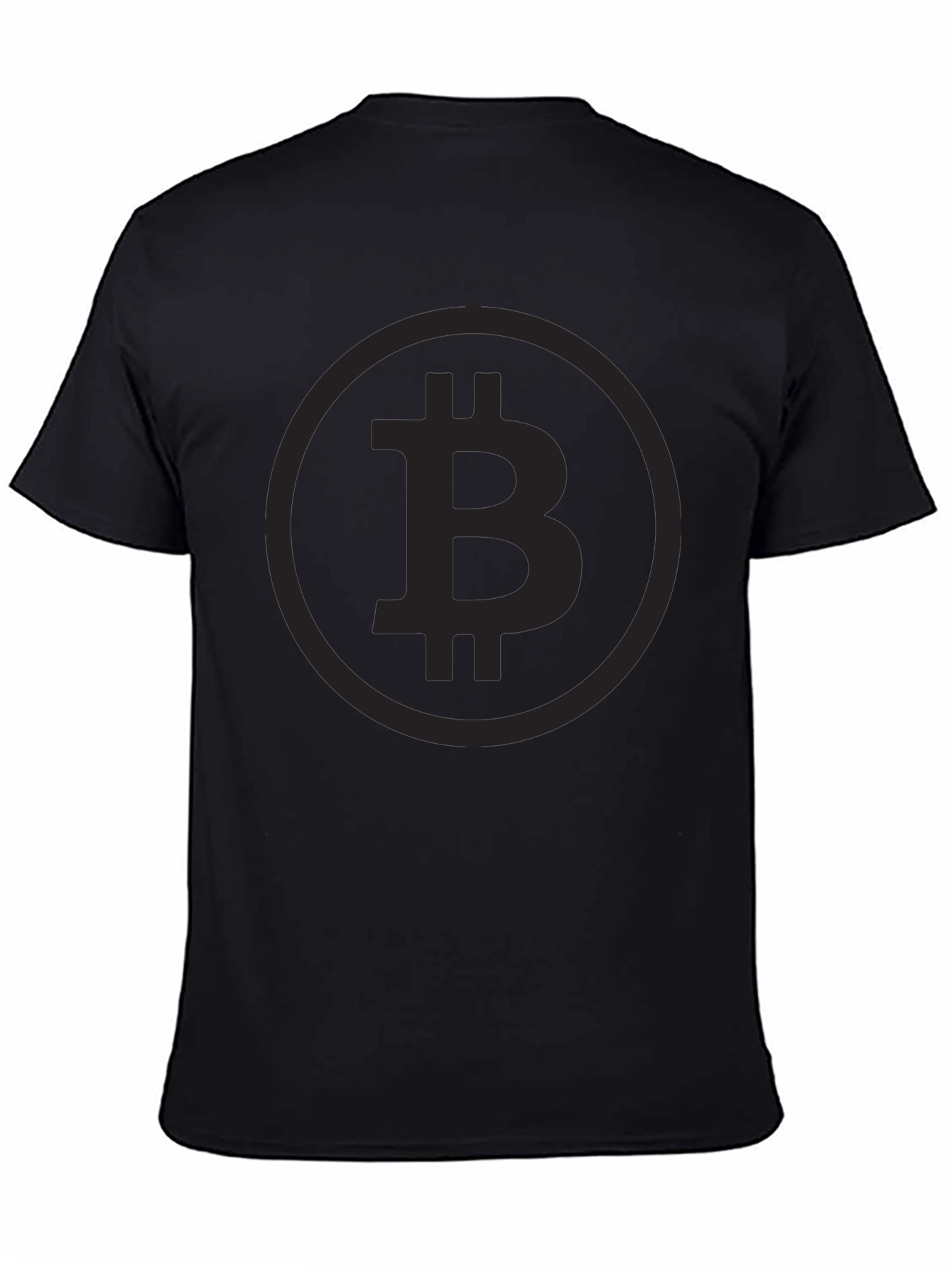 Bitcoin Black Tee - Crypto Fashion