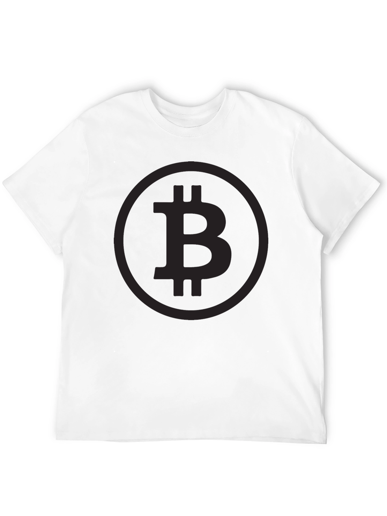 Bitcoin Black Tee - Crypto Fashion