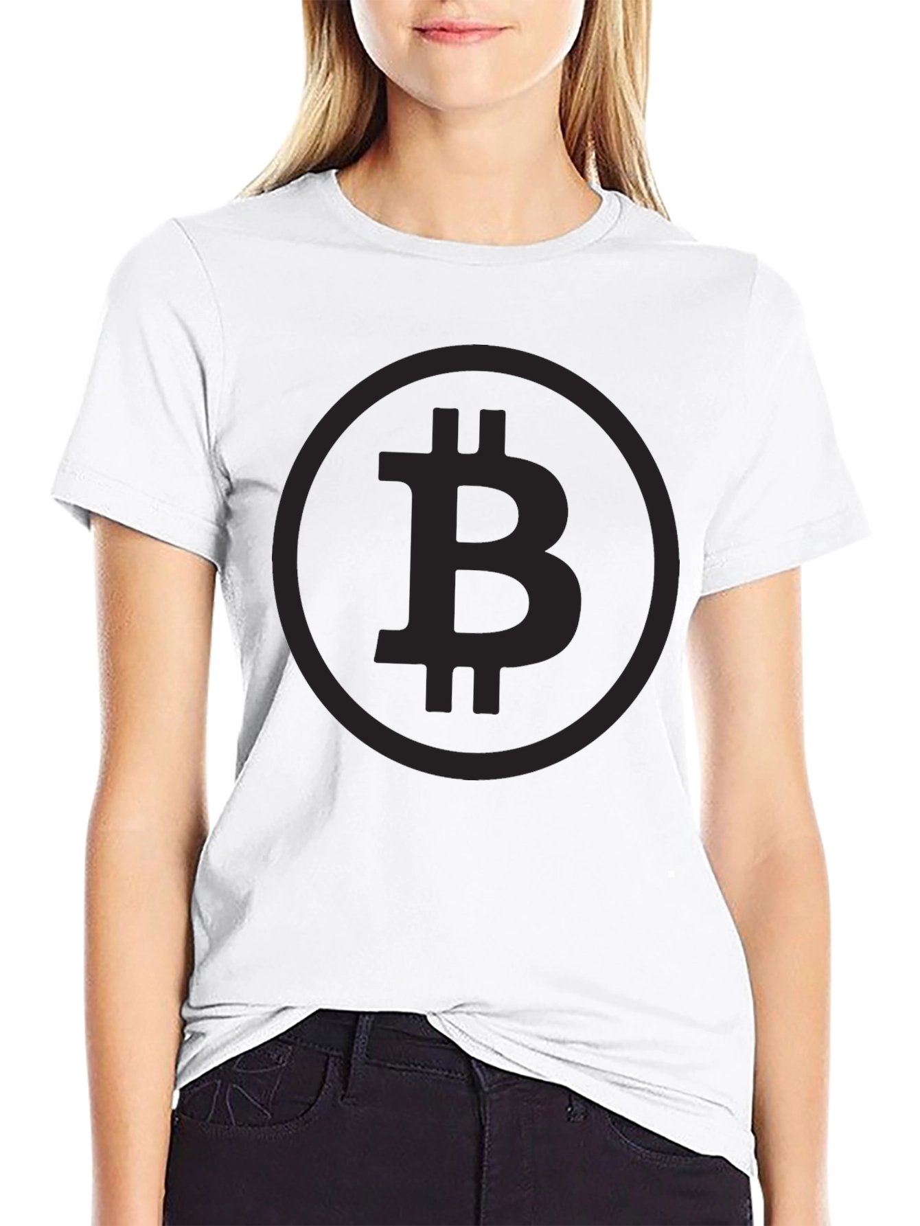 Bitcoin Black Tee - Crypto Fashion
